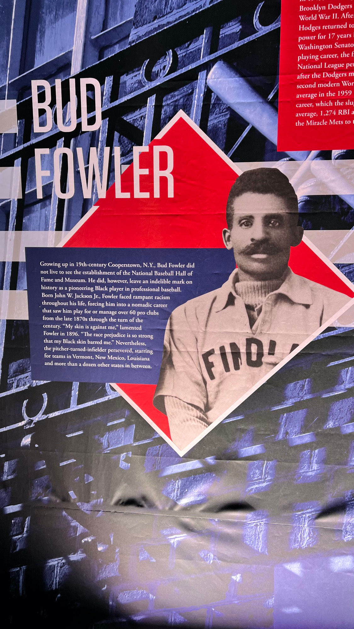 Baseball HoF Bud Fowler