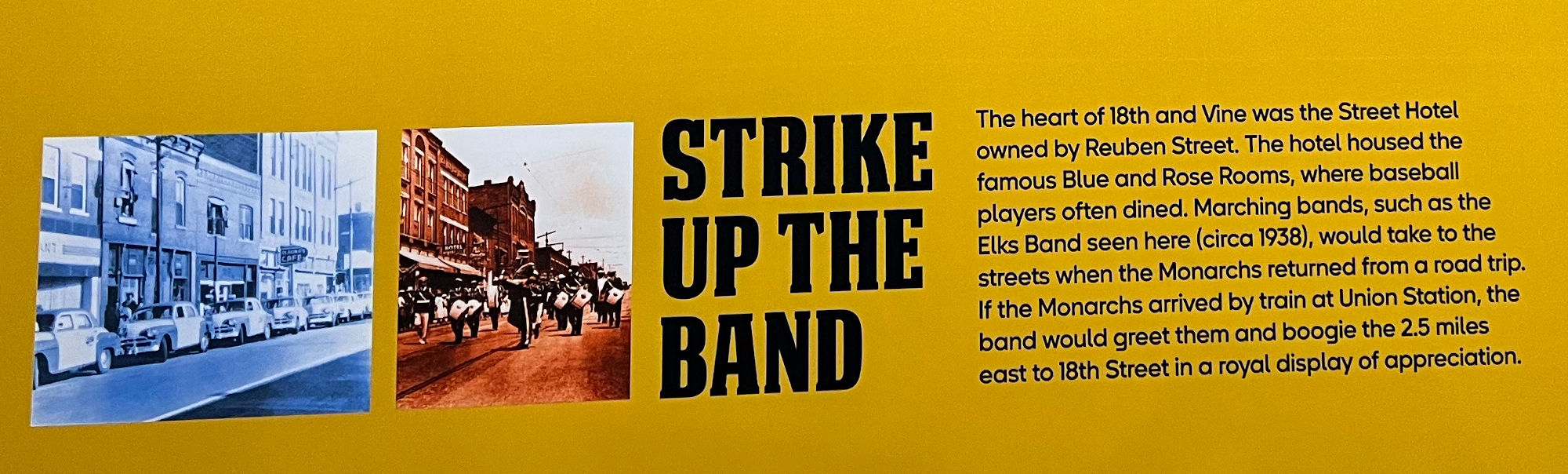 Baseball Museum Strike up the Band