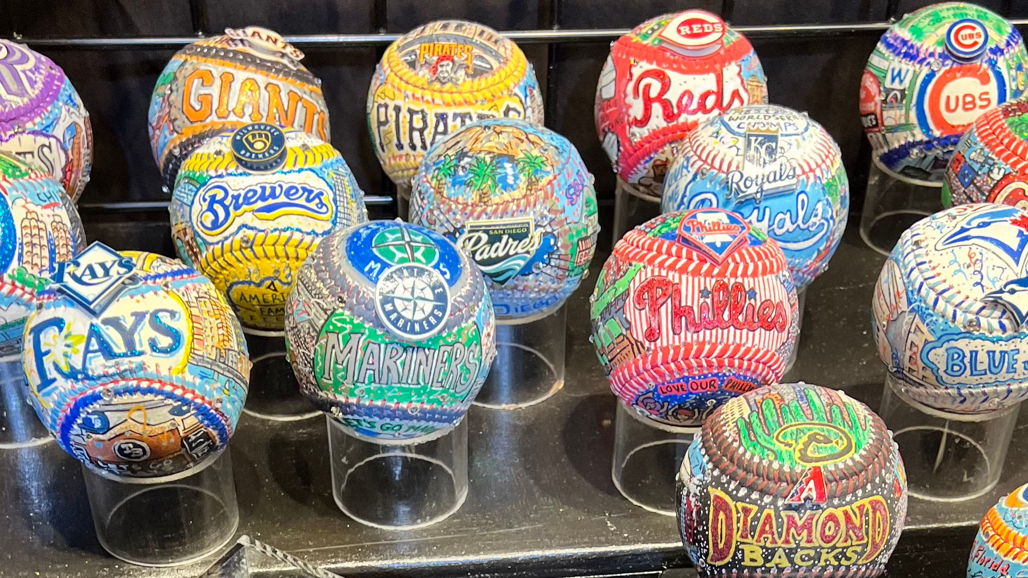 Charles Fazzino Baseballs