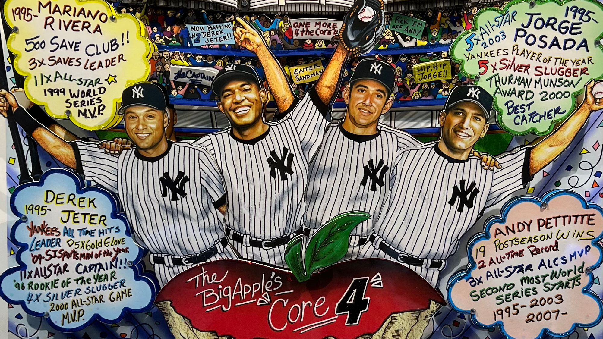 Charles Fazzino Big Apple's Core Four