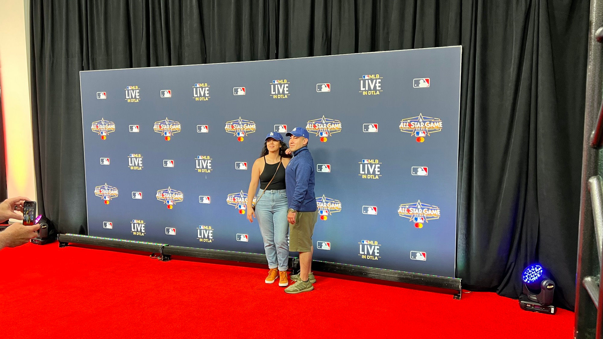 LA Convention Center MLB Press Wall
