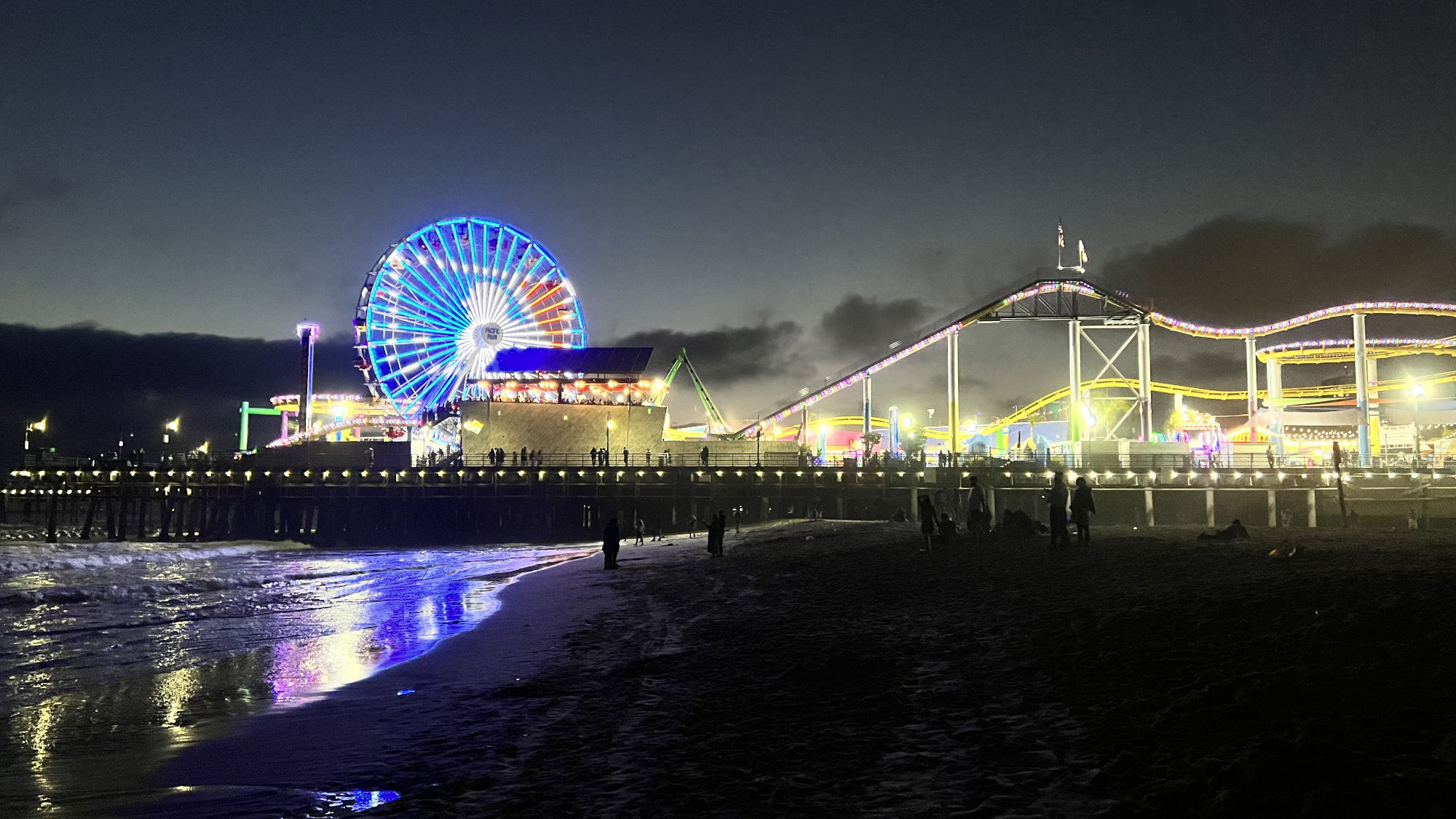 MLB Logo Santa Monica Ferris Wheel