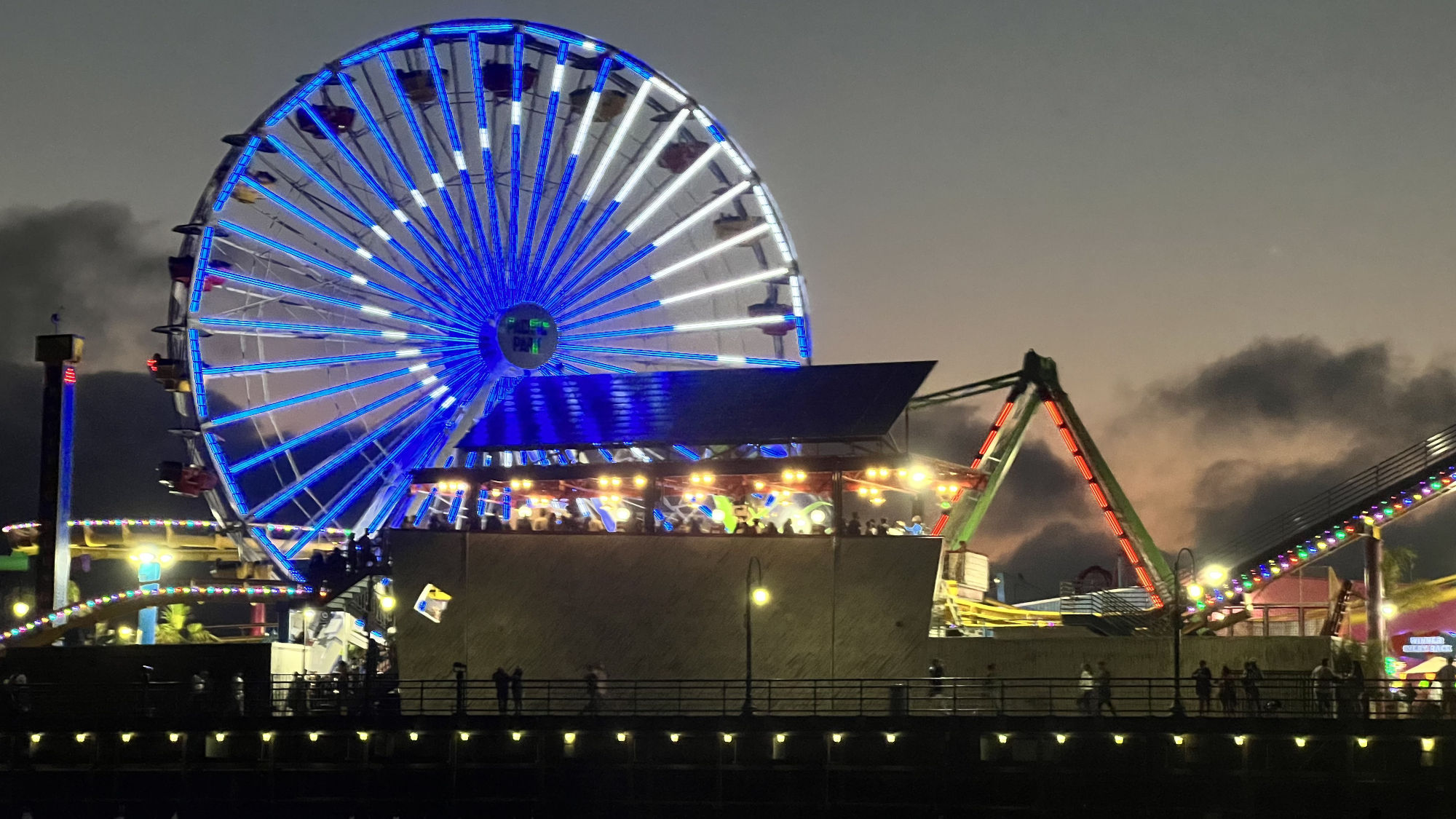 MLB Logo Santa Monica Ferris Wheel