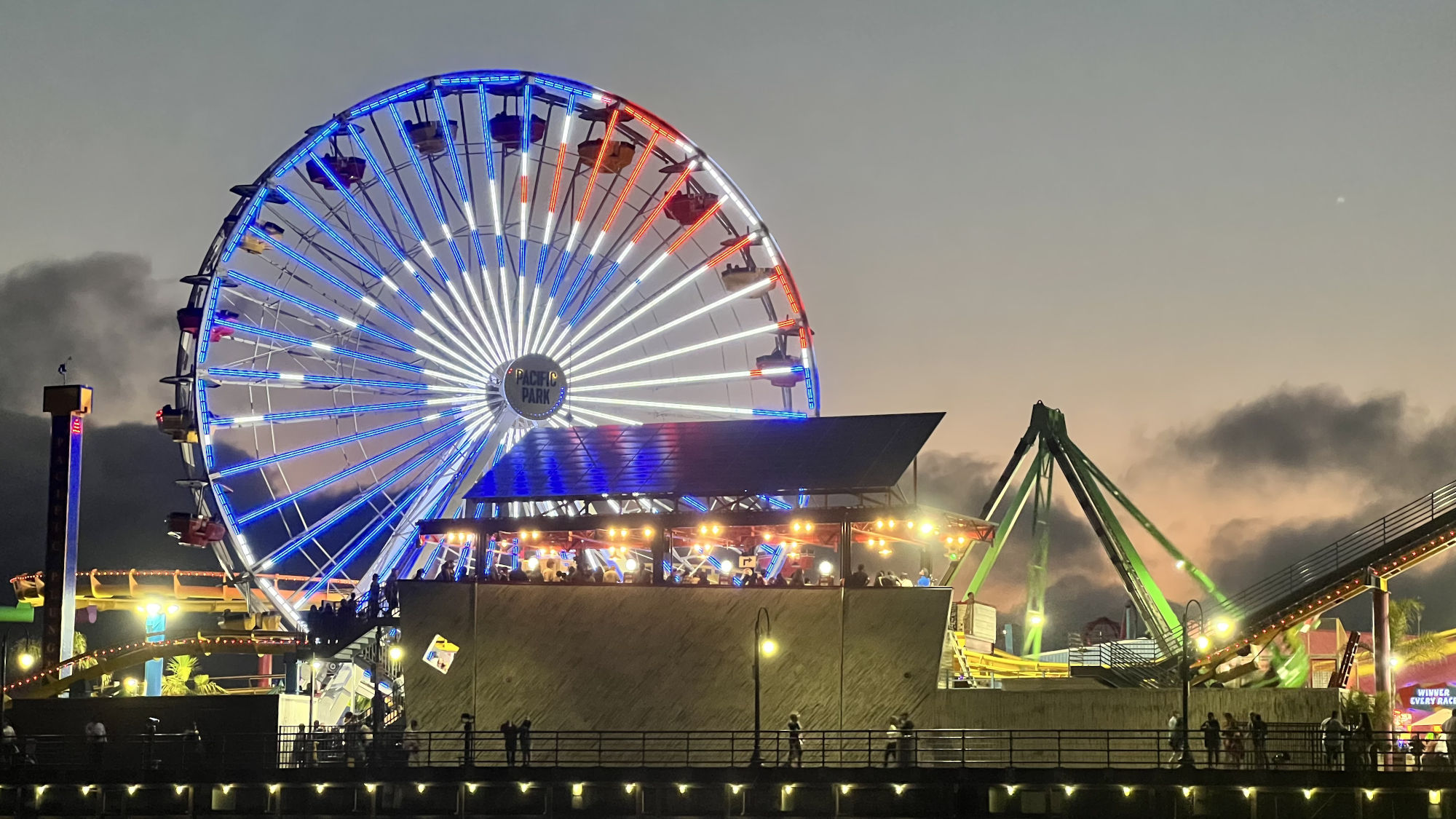 MLB Logo Santa Monica Ferris Wheel