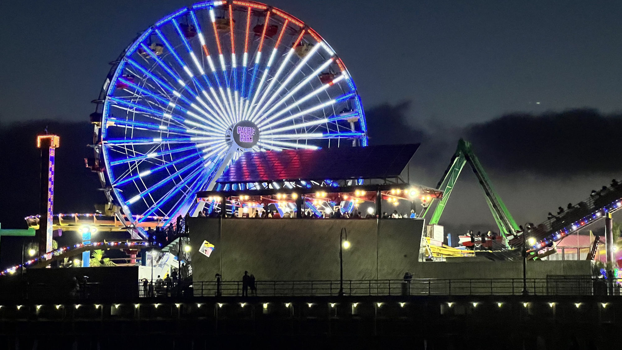 MLB Logo Santa Monica Ferris Wheel