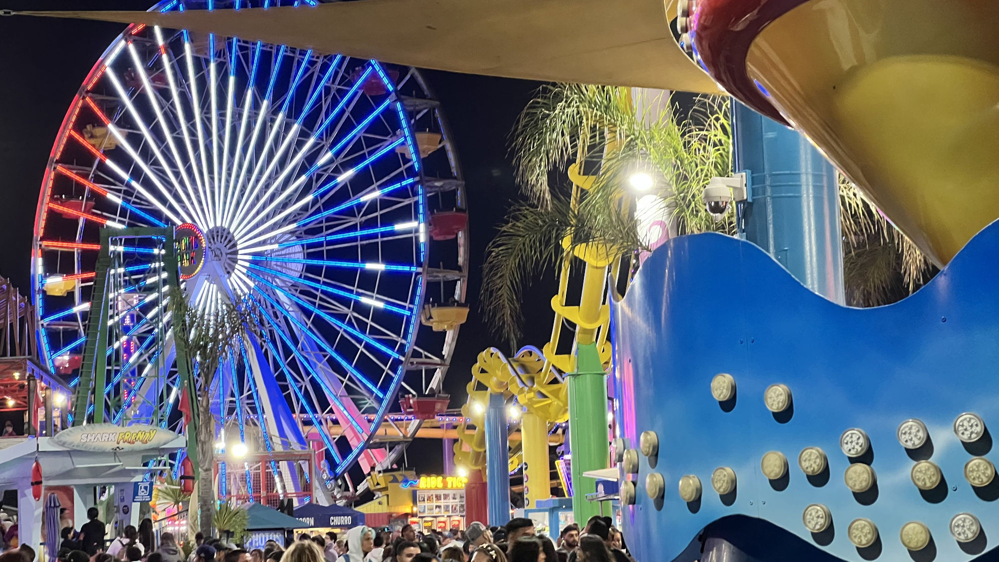 MLB Logo Santa Monica Ferris Wheel