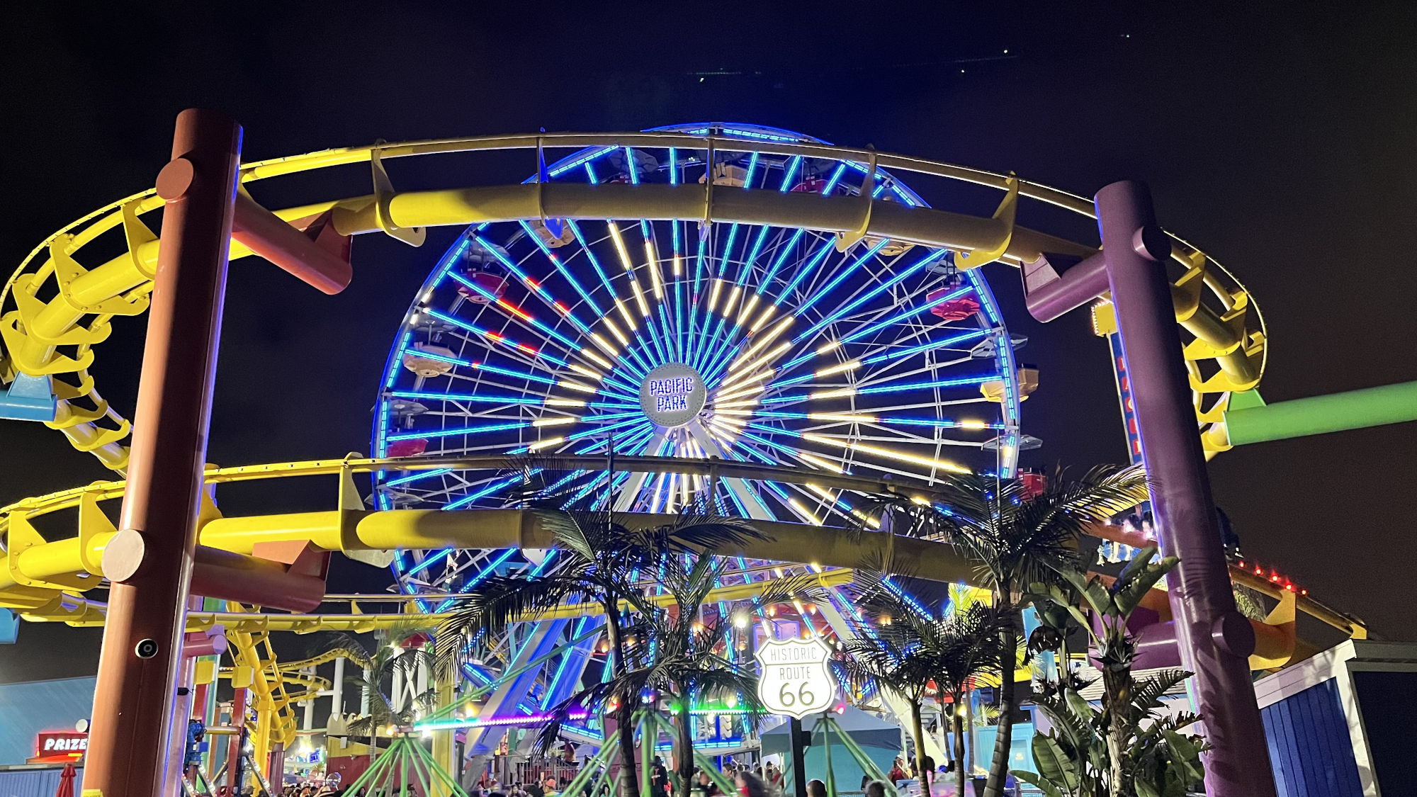 MLB Logo Santa Monica Ferris Wheel