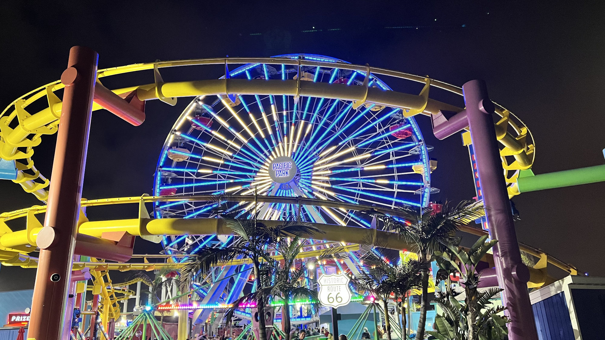 MLB Logo Santa Monica Ferris Wheel