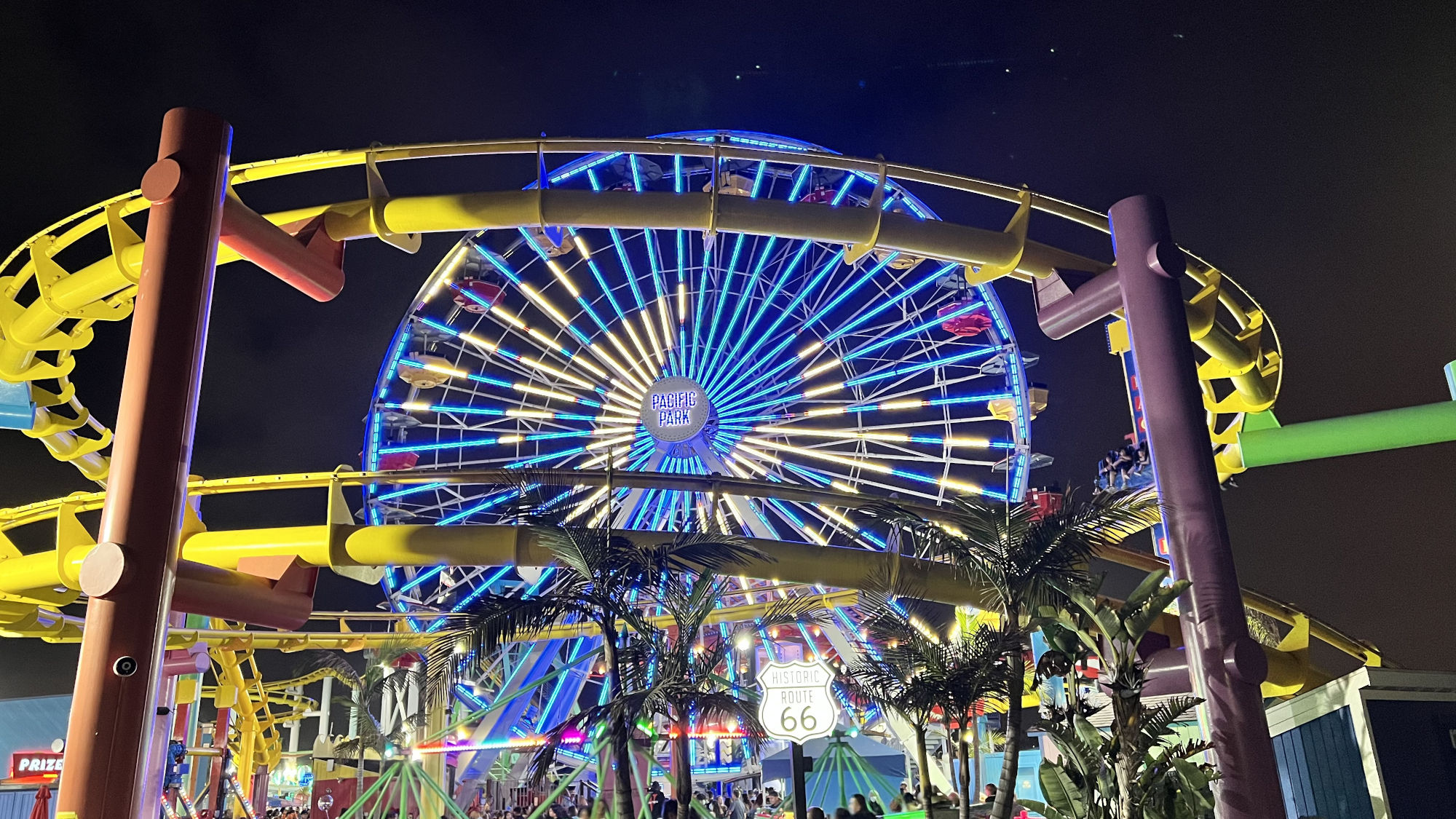 MLB Logo Santa Monica Ferris Wheel