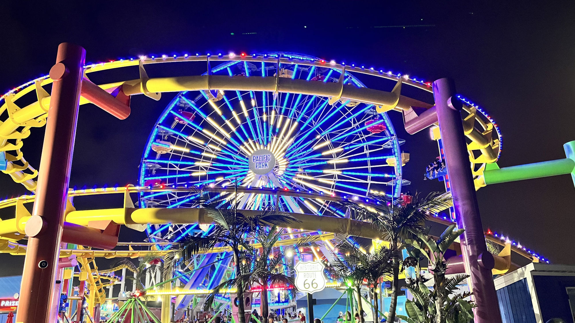 MLB Logo Santa Monica Ferris Wheel