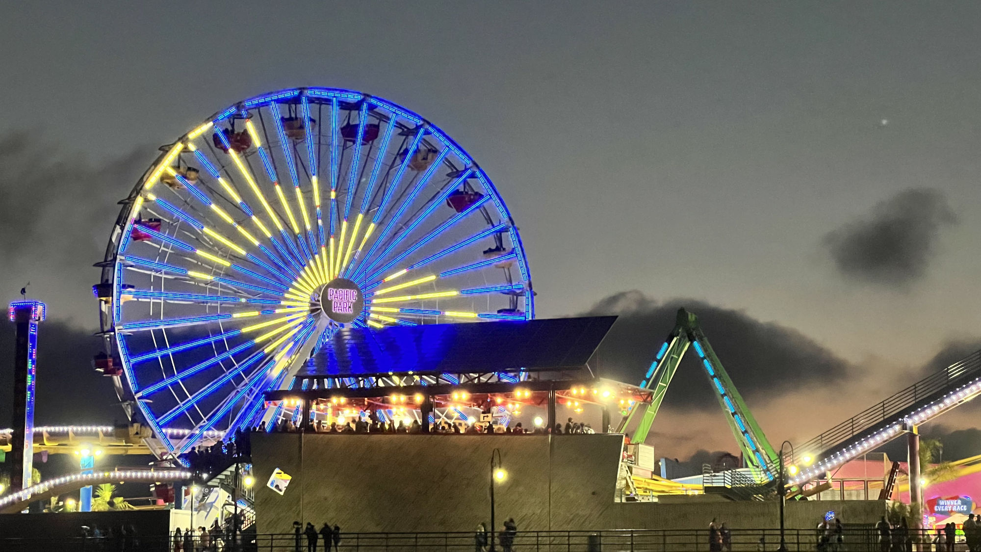 MLB Logo Santa Monica Ferris Wheel