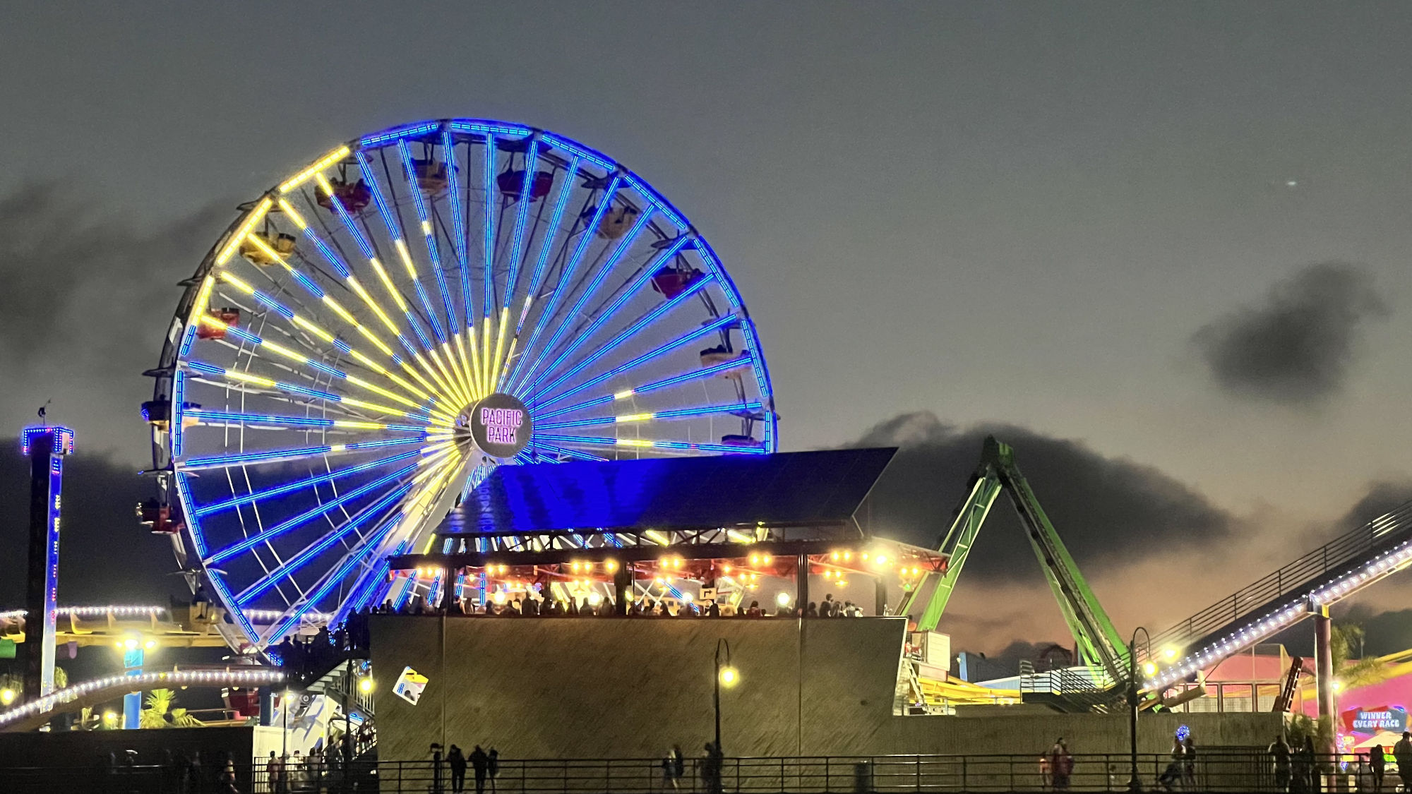 MLB Logo Santa Monica Ferris Wheel