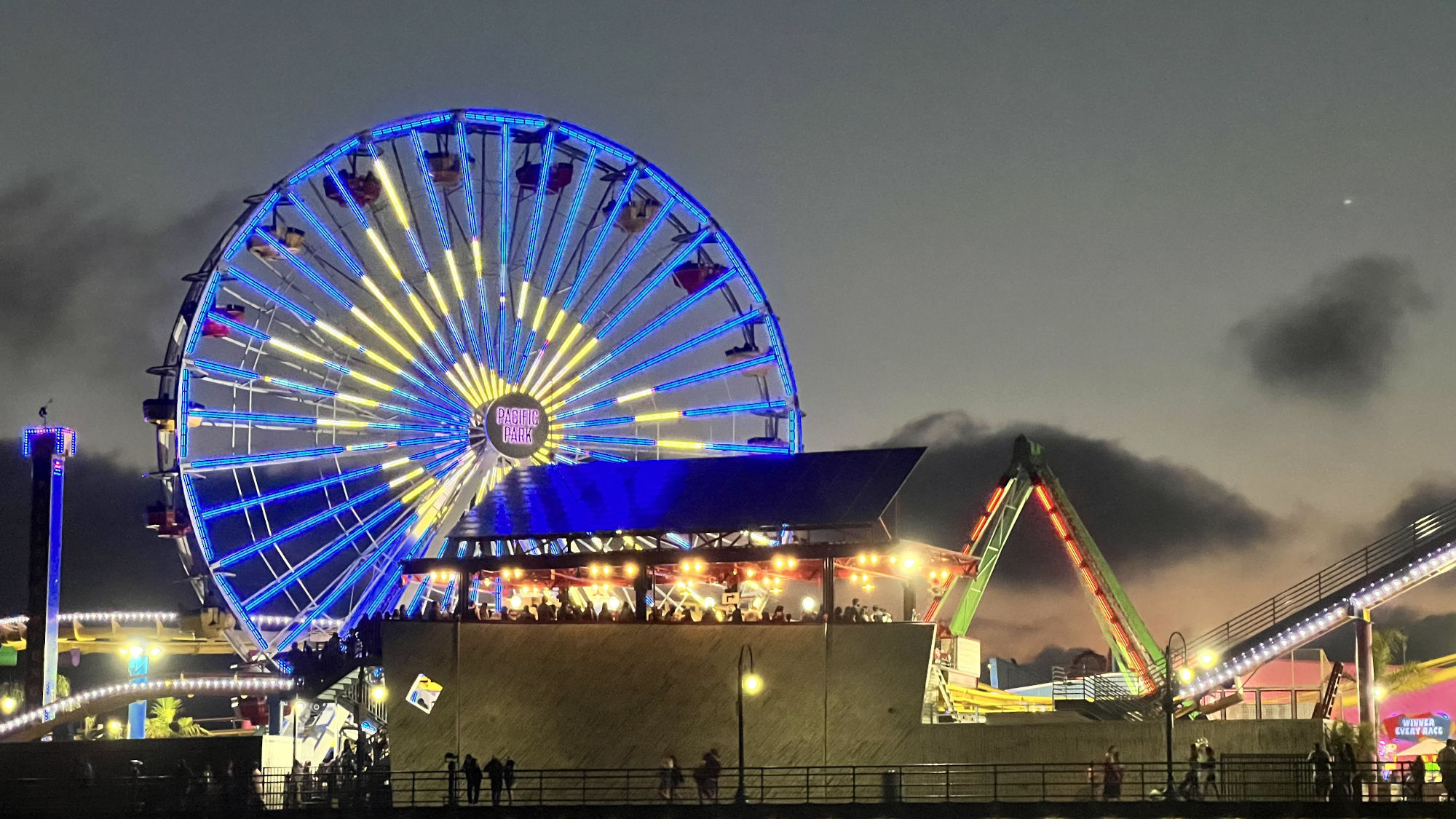 MLB Logo Santa Monica Ferris Wheel