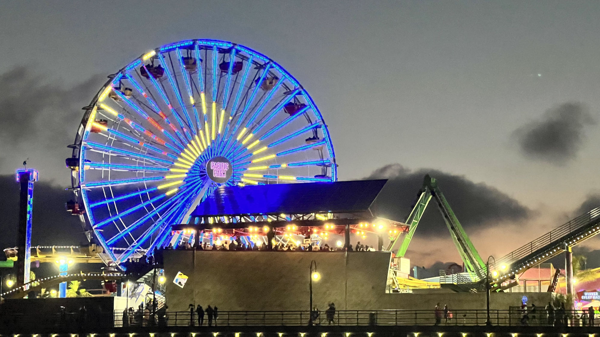 MLB Logo Santa Monica Ferris Wheel