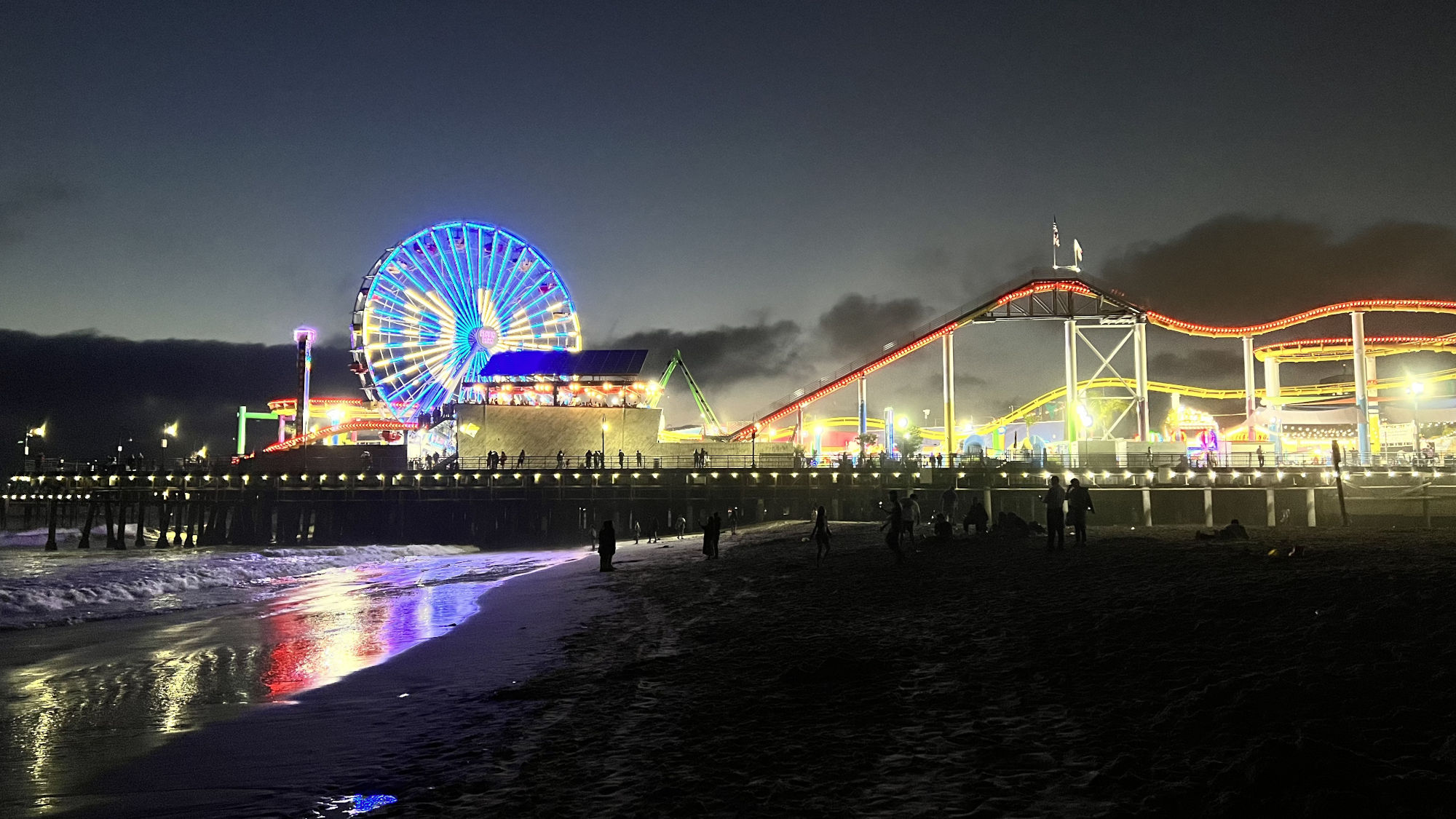 MLB Logo Santa Monica Ferris Wheel