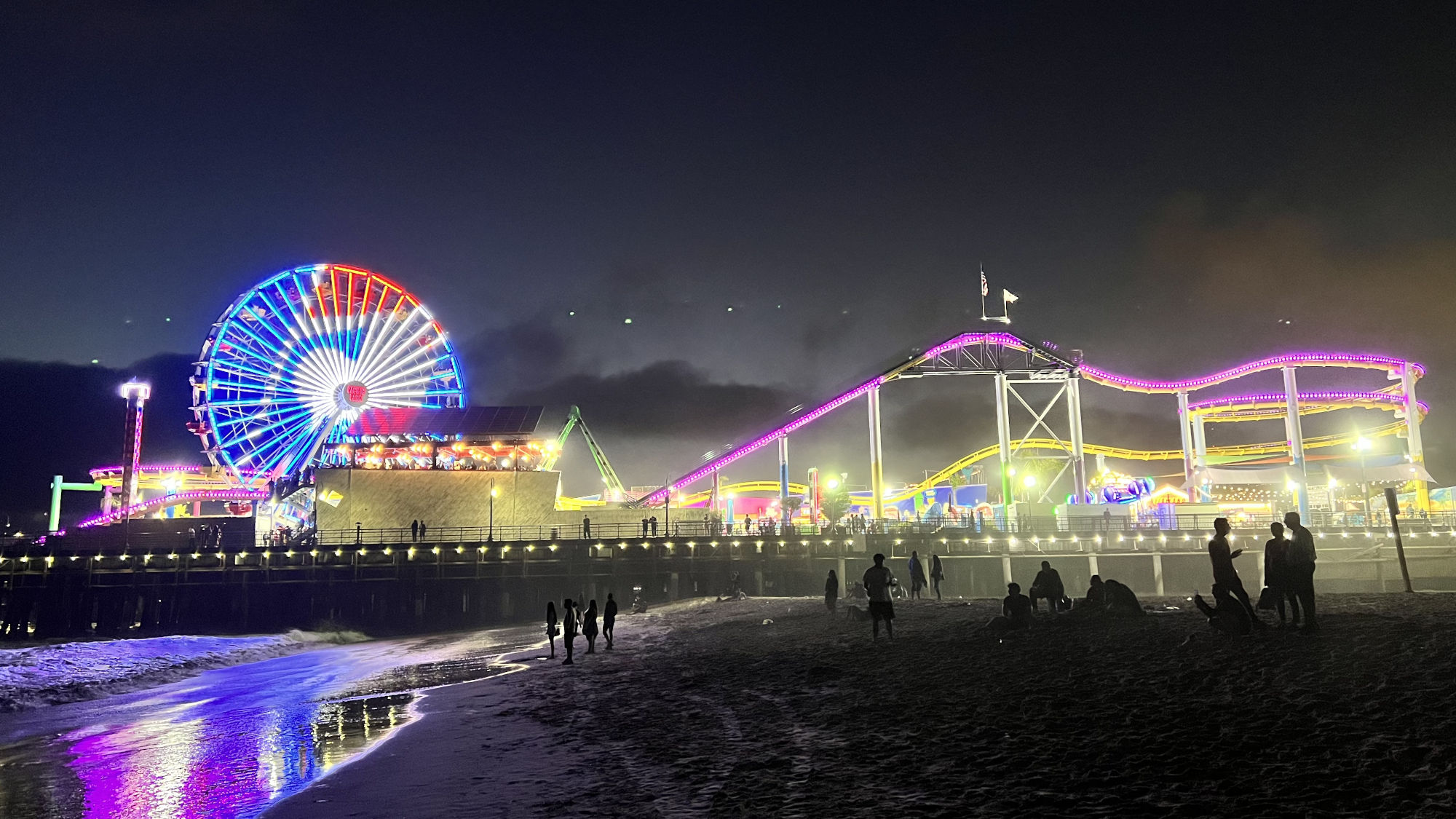 MLB Logo Santa Monica Ferris Wheel