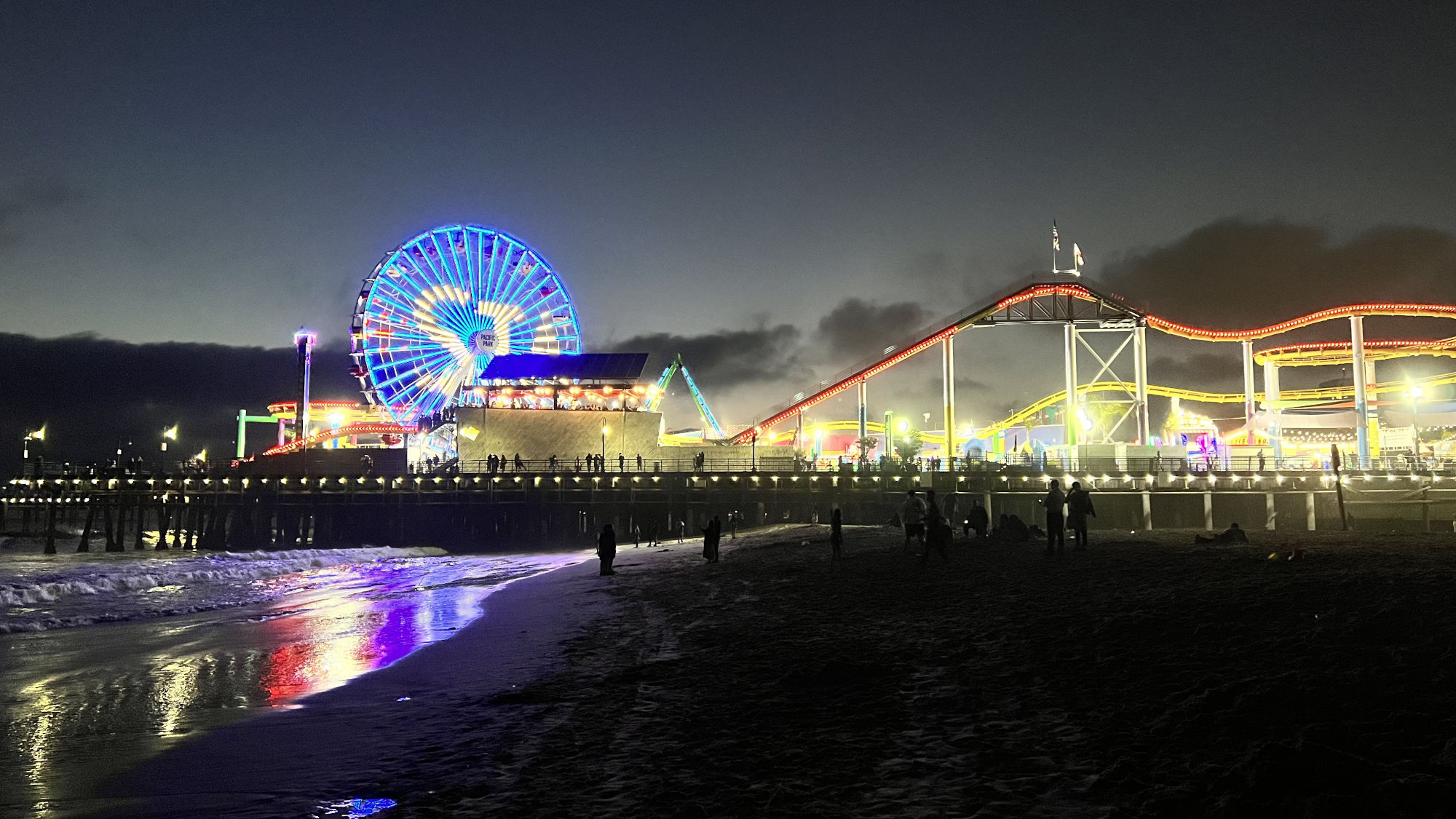 MLB Logo Santa Monica Ferris Wheel