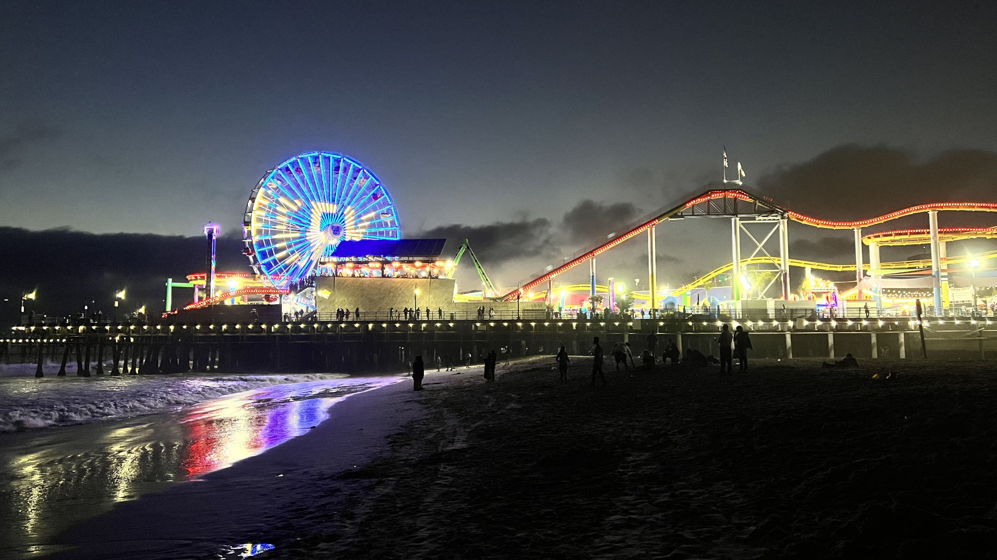 MLB Logo Santa Monica Ferris Wheel