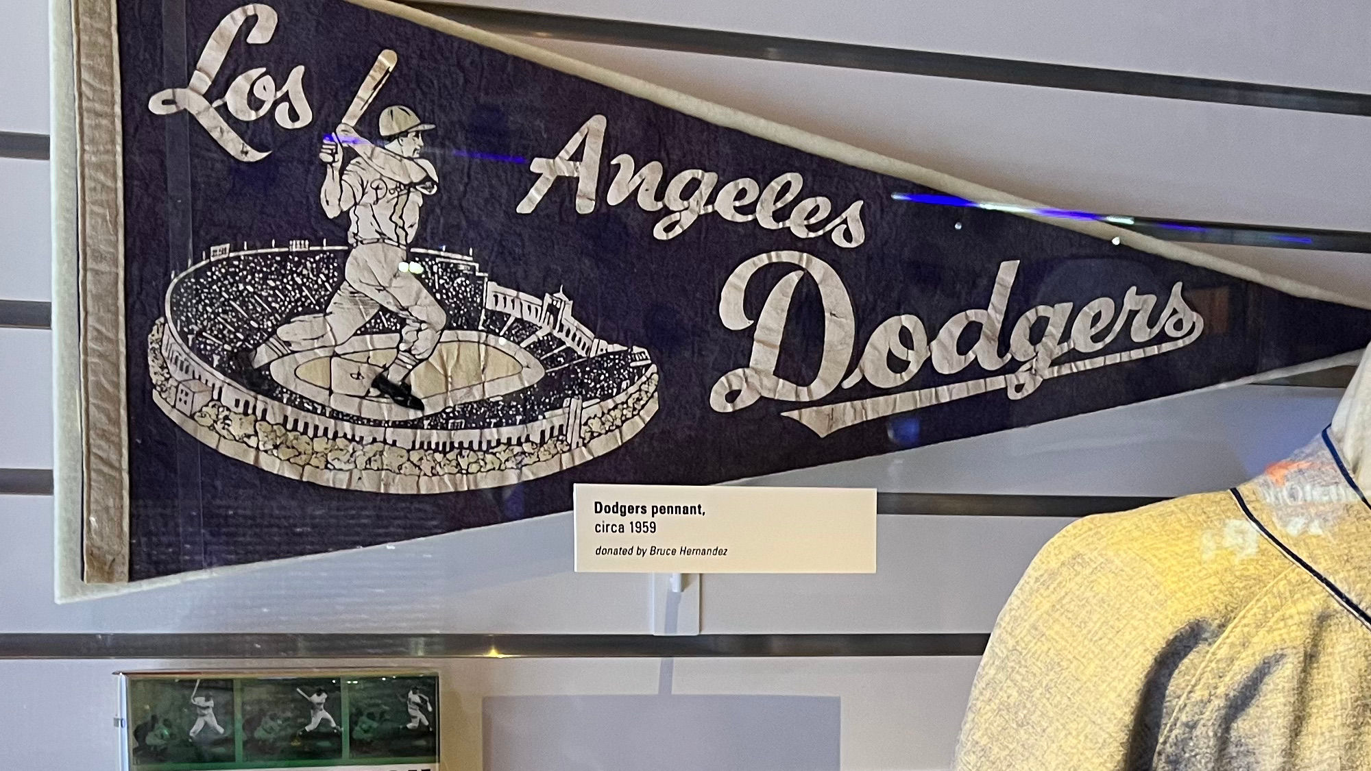 National Baseball HoF Dodgers pennant 1959
