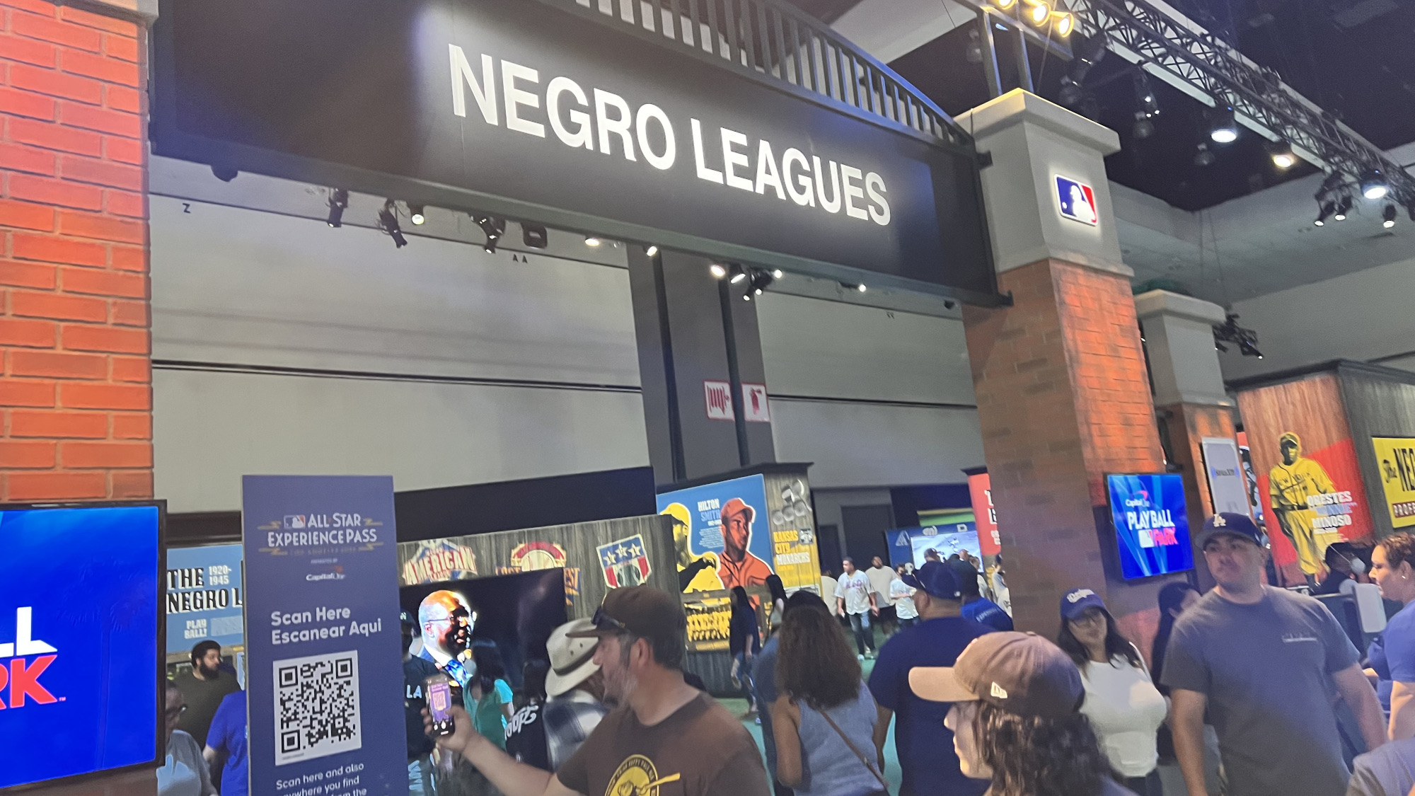 Negro Leagues Booth Entrance