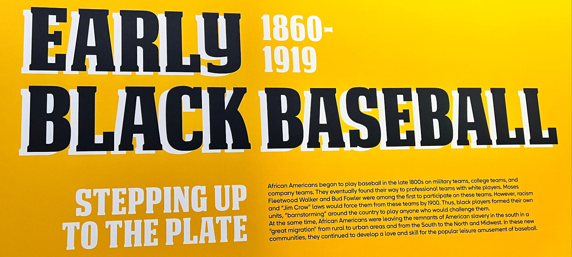 Negro Leagues Early Black Baseball