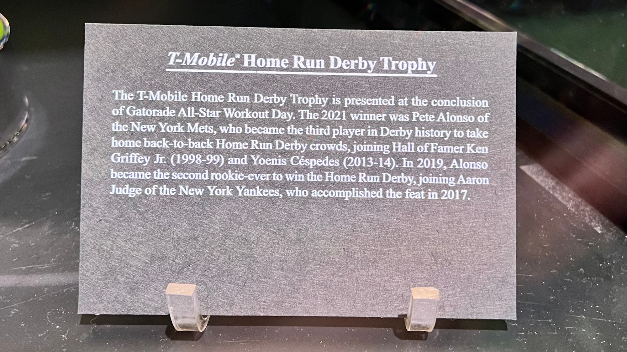 T-Mobile Home Run Derby Trophy