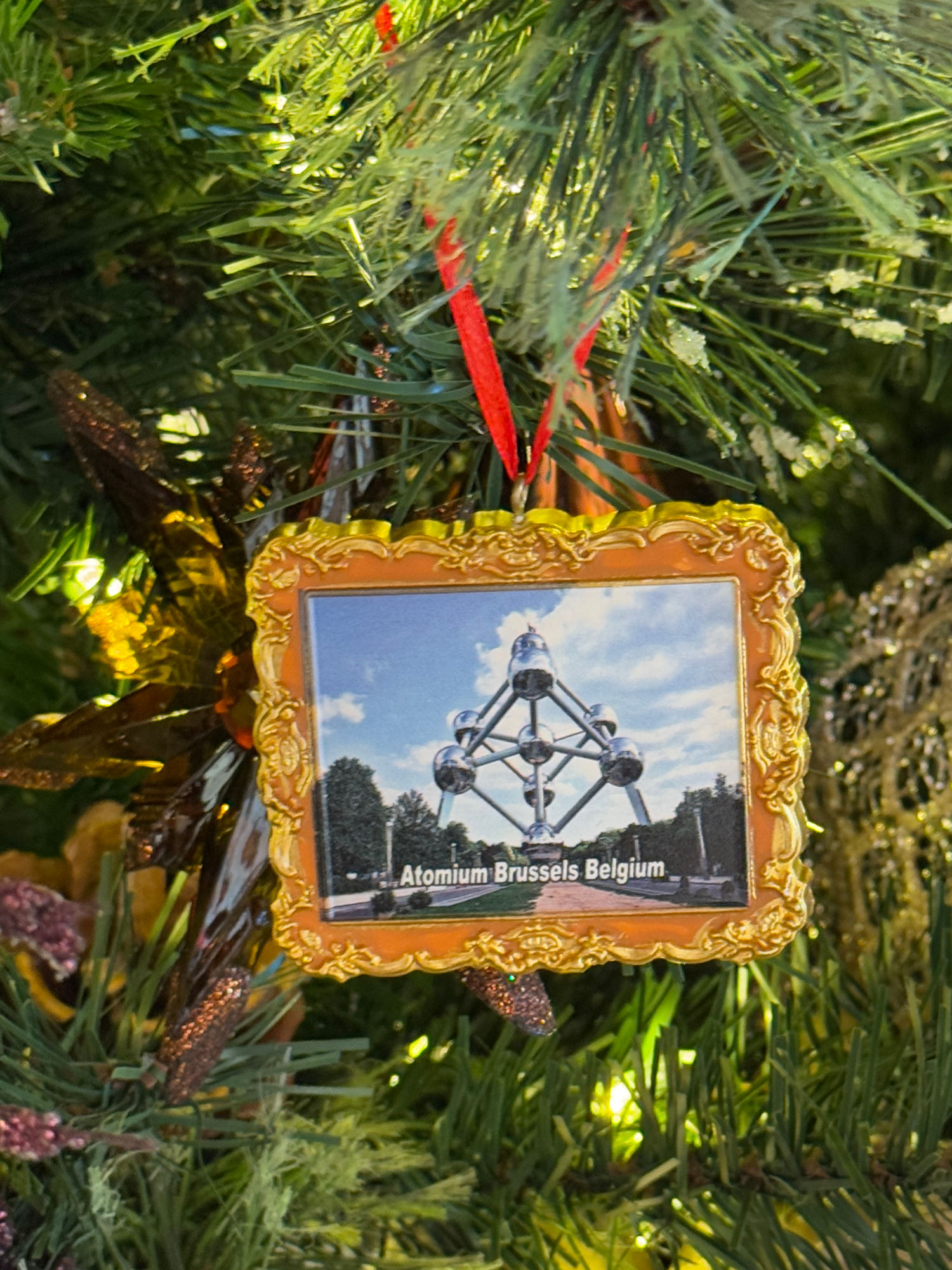 Belgium Christmas Ornament Atomium