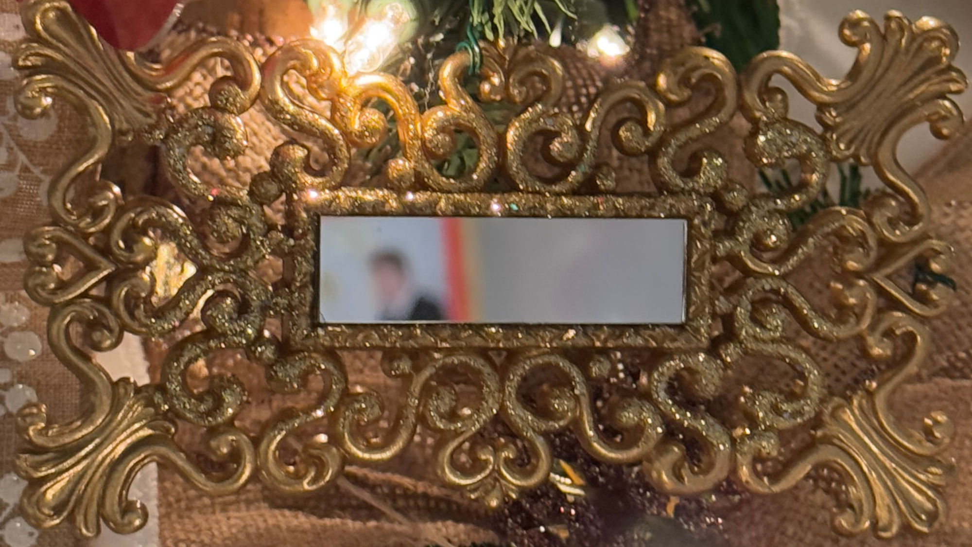 Columbian Christmas Ornament Mirror