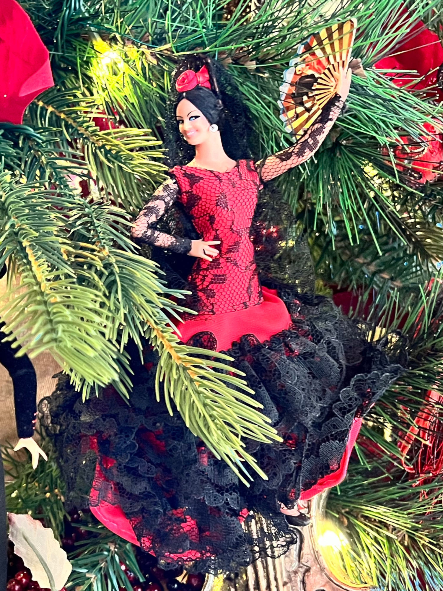 Flamenco Dancer Christmas Ornament