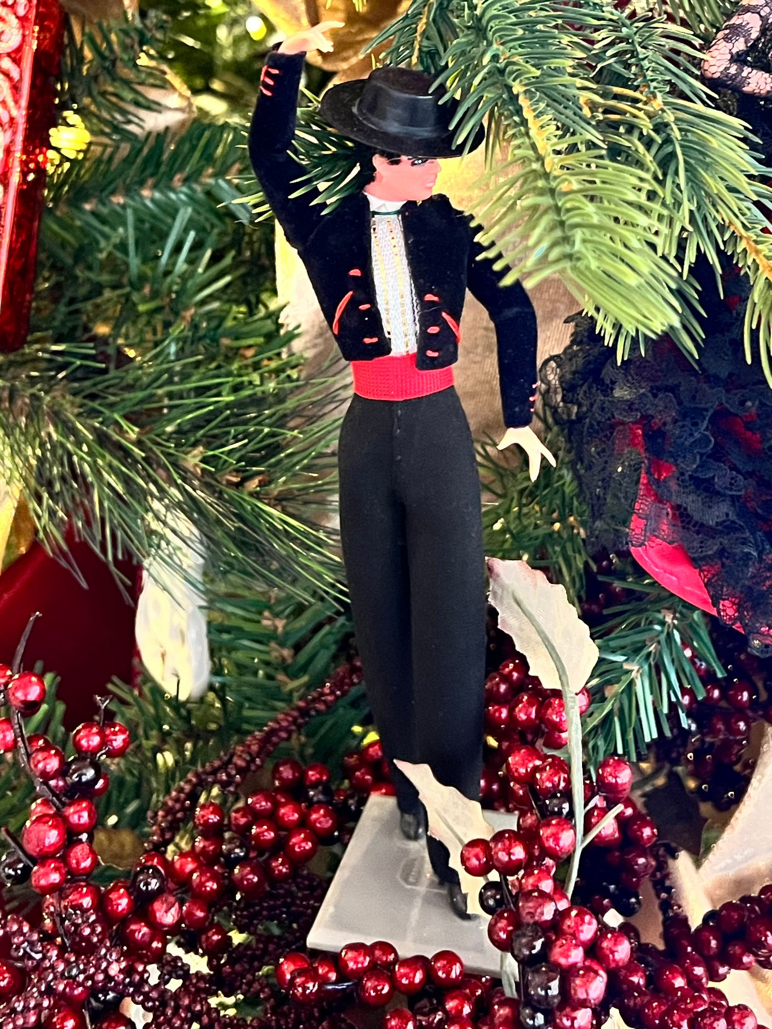 Flamenco Dancer Christmas Ornament