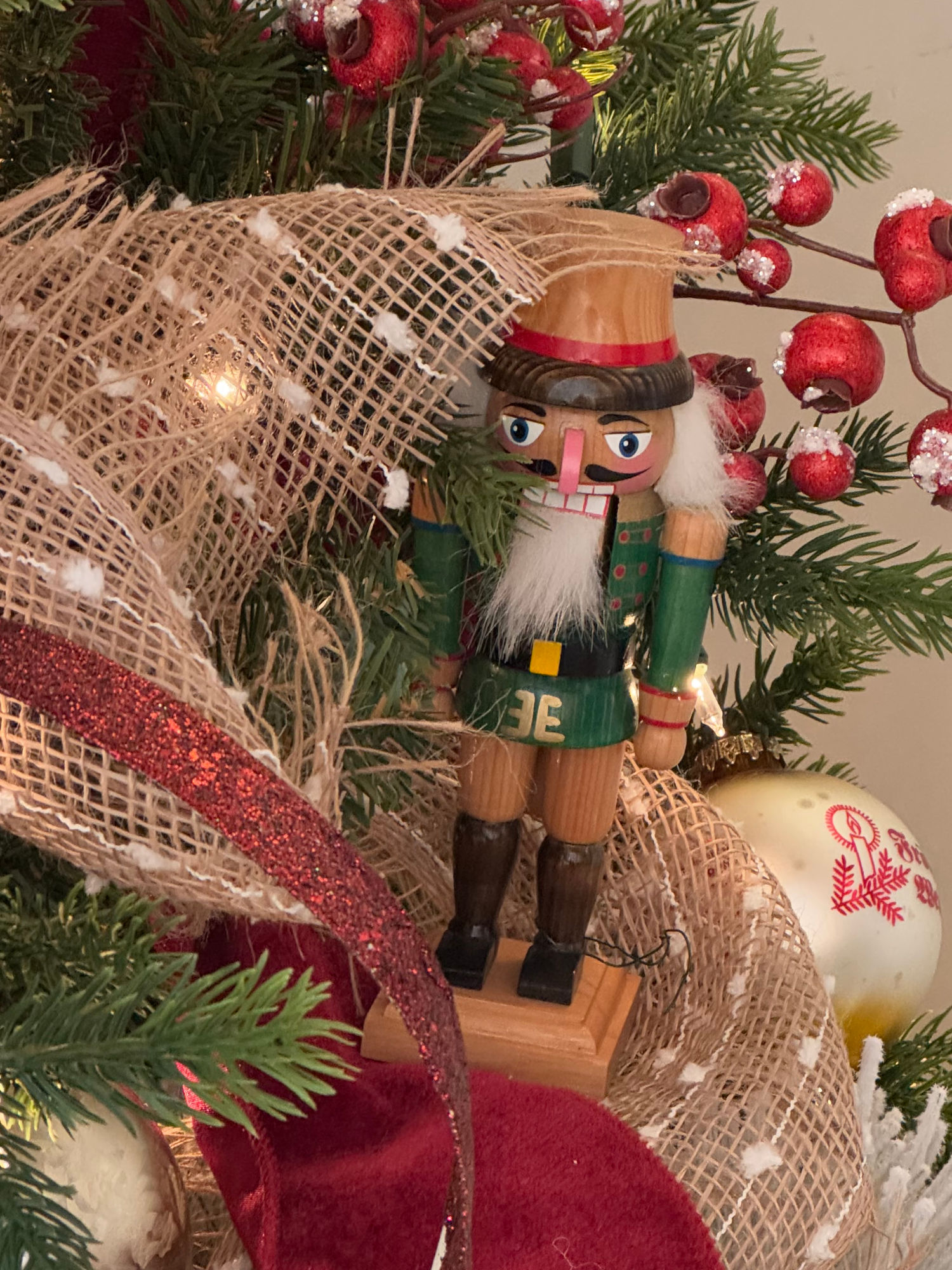 German Nutcracker Christmas Ornament