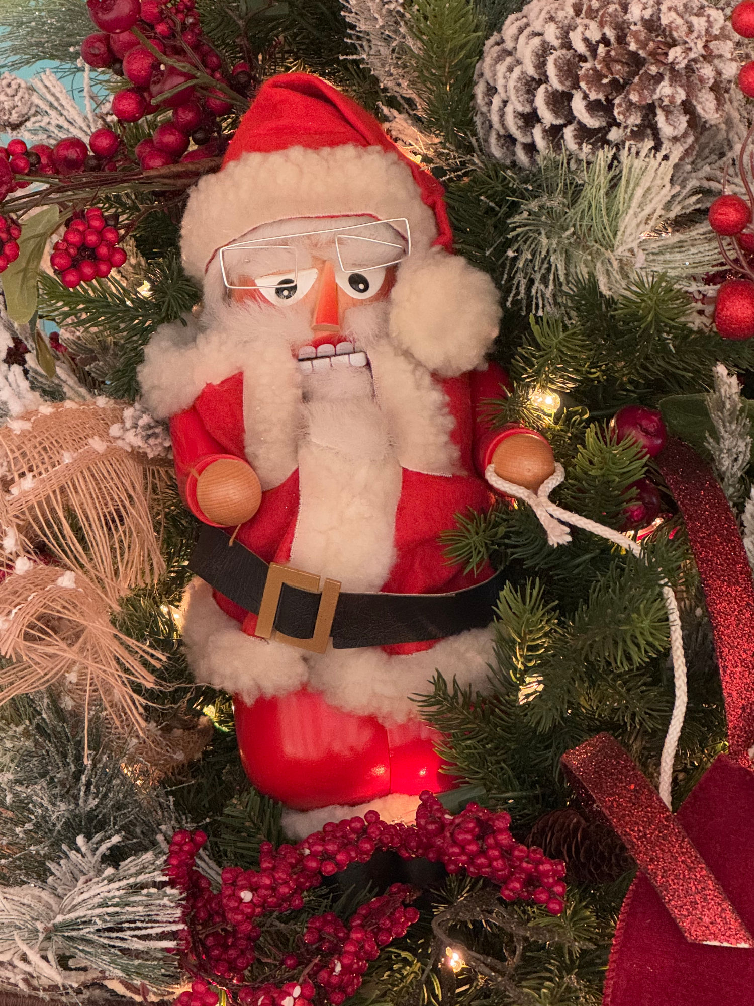 German Santa Christmas Ornament