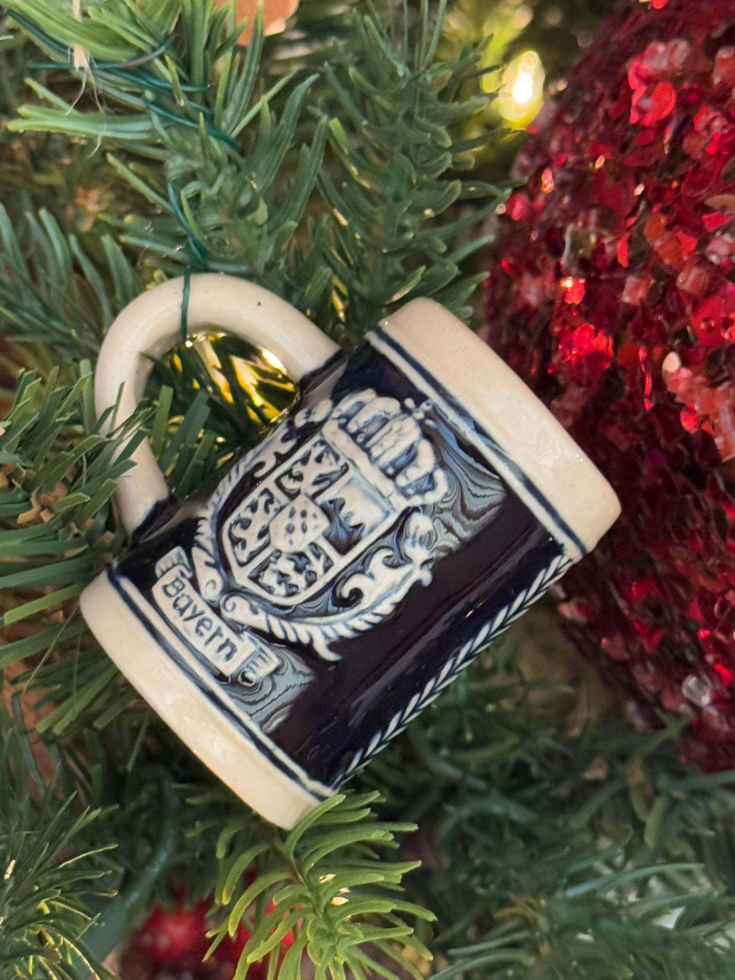 German Stein Christmas Ornament