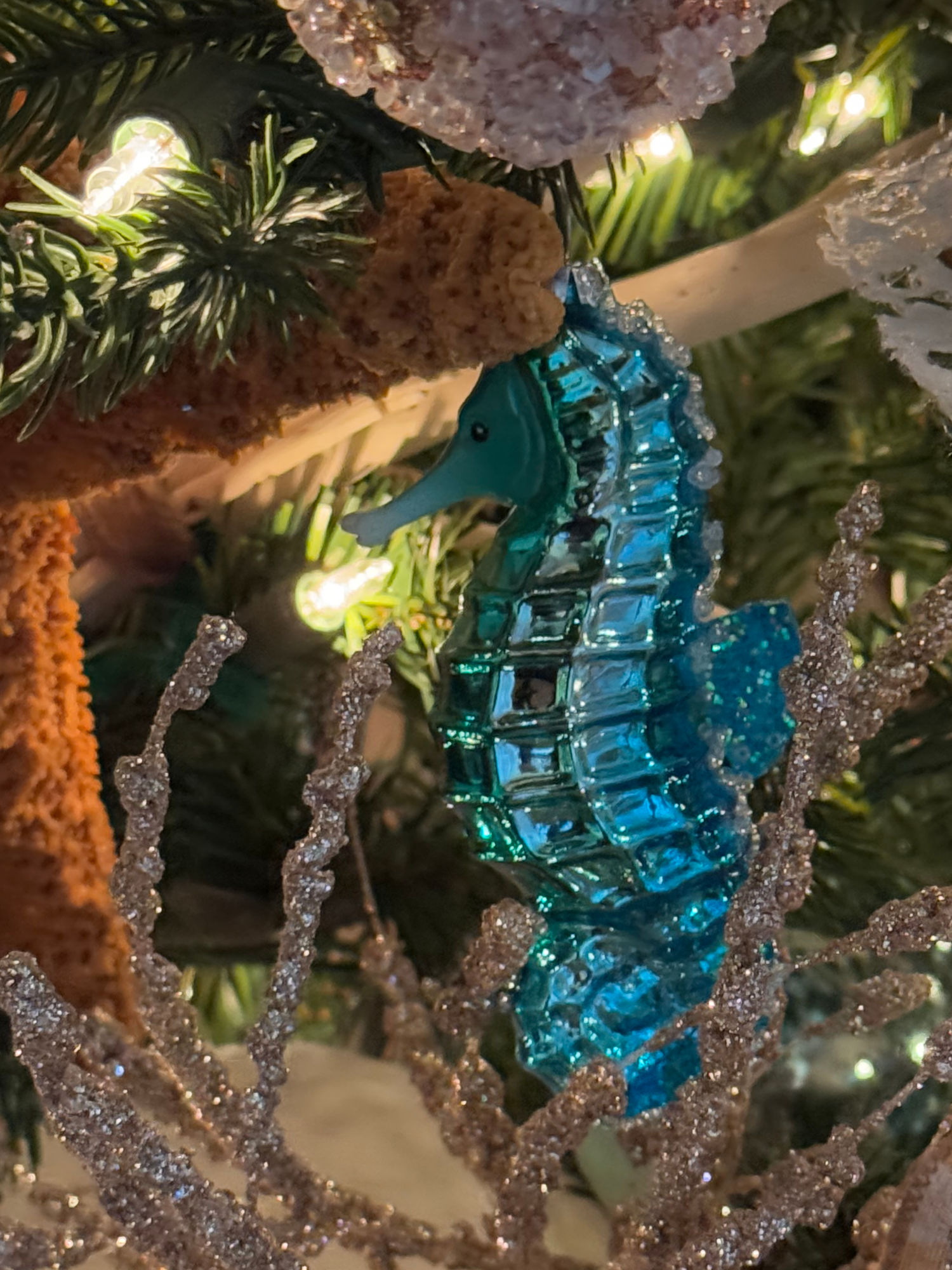 Grenada Seahorse Christmas Ornament