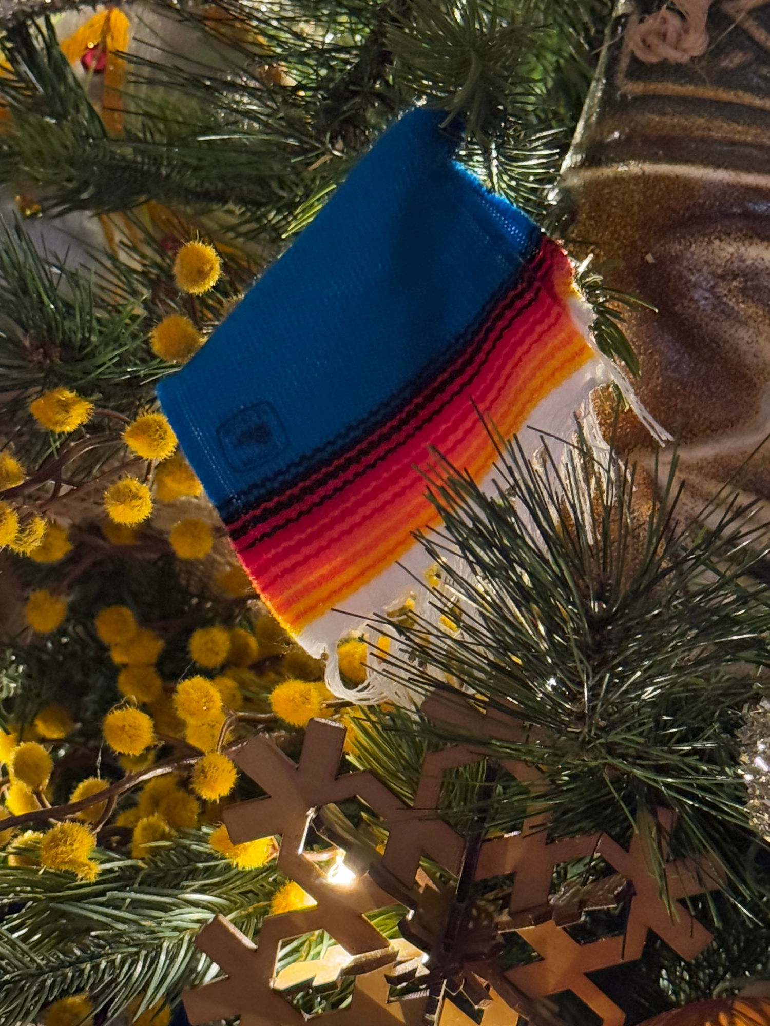 Mexican Blanket Christmas Ornament