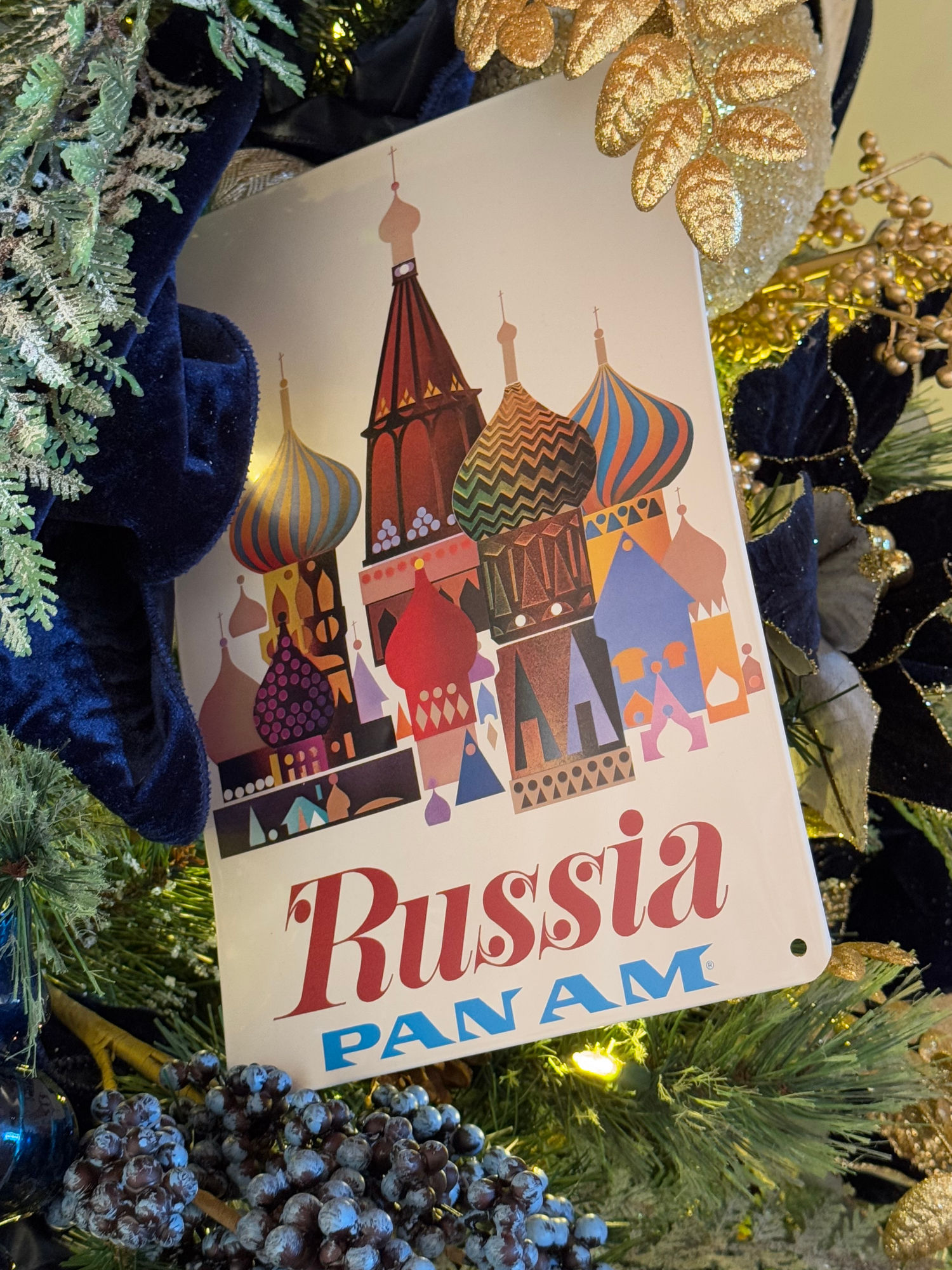 Russian Pan Am Christmas Ornament