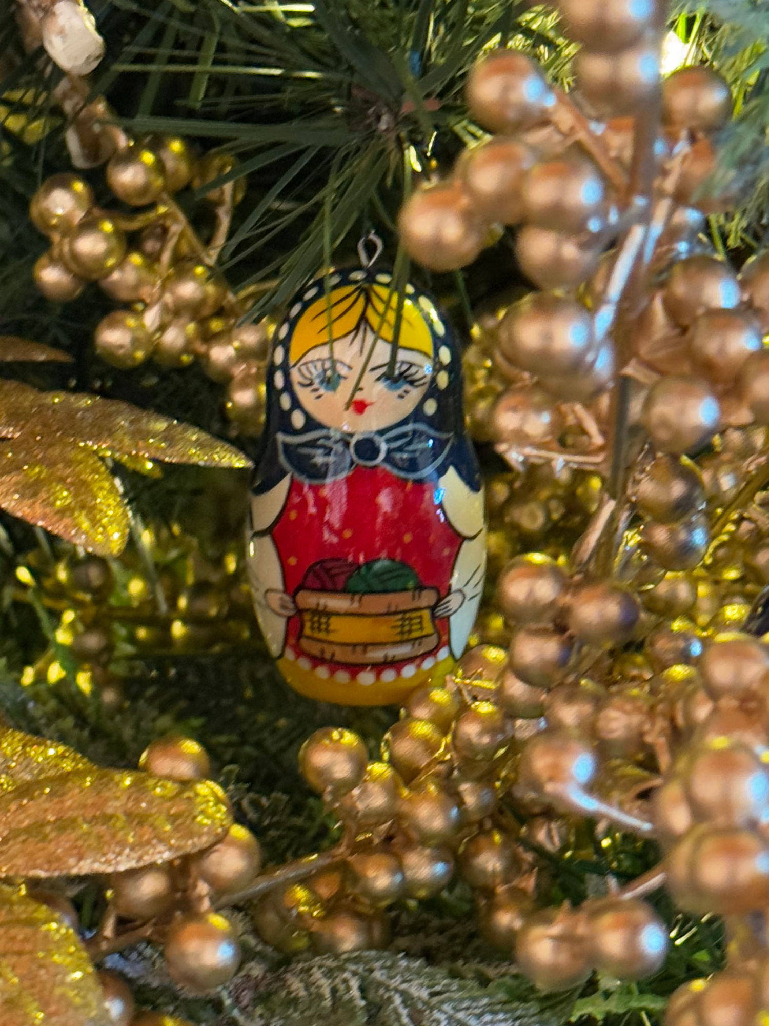 Russian Nesting Doll Christmas Ornament