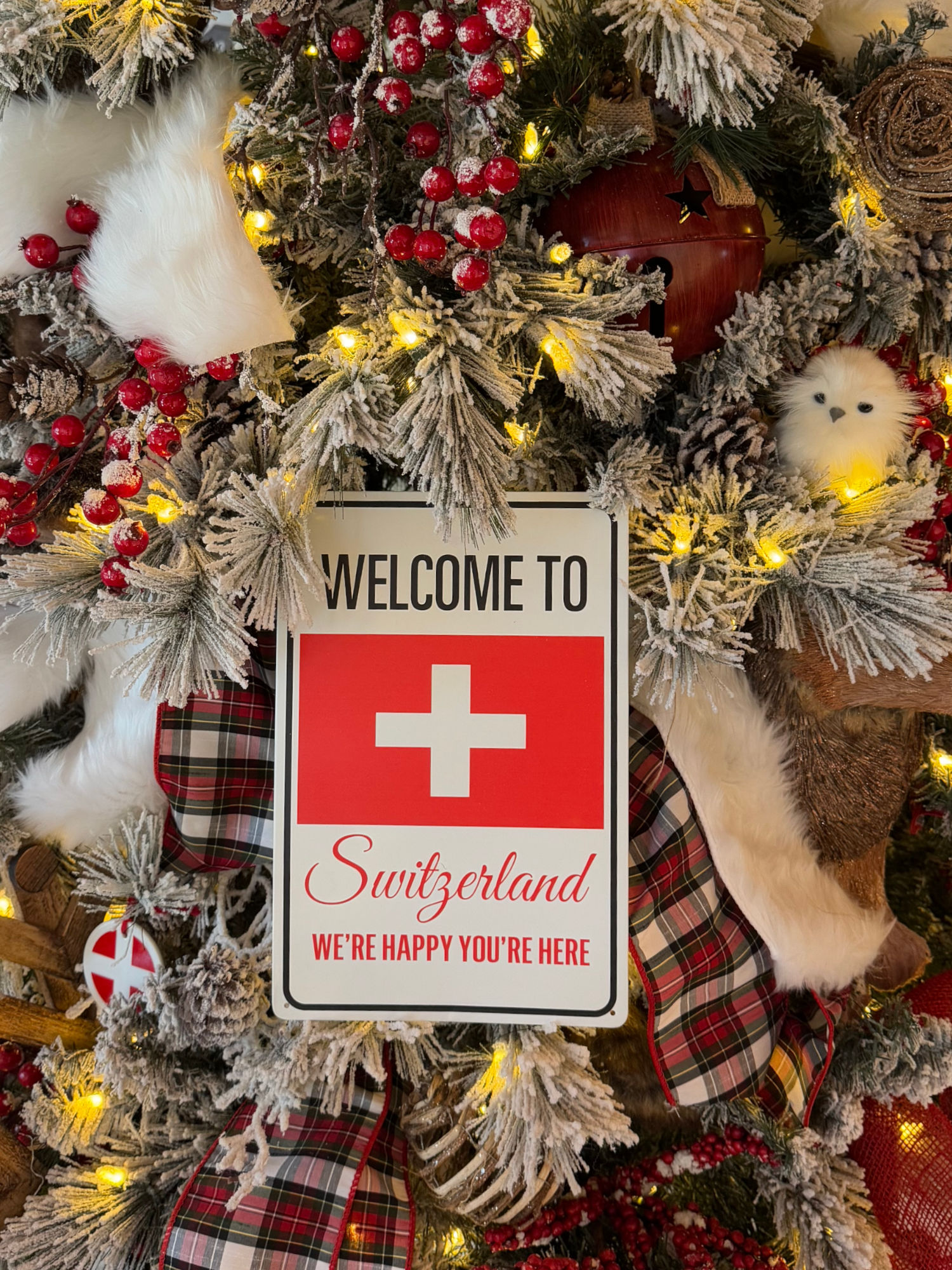 Switzerland Christmas Ornament