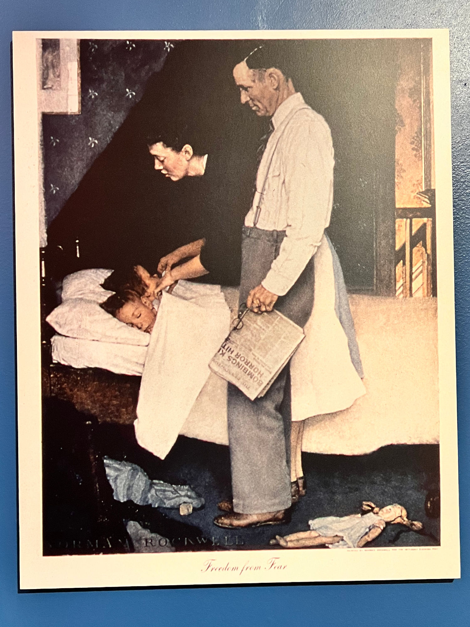Norman Rockwell Freedom from Fear