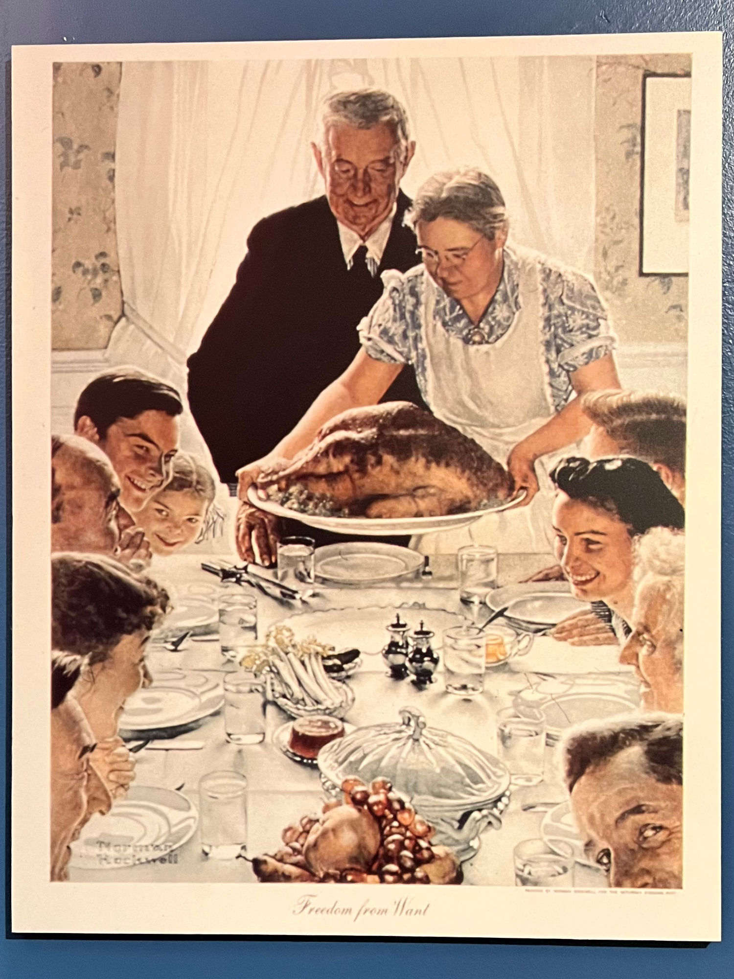 Norman Rockwell Freedom from Want
