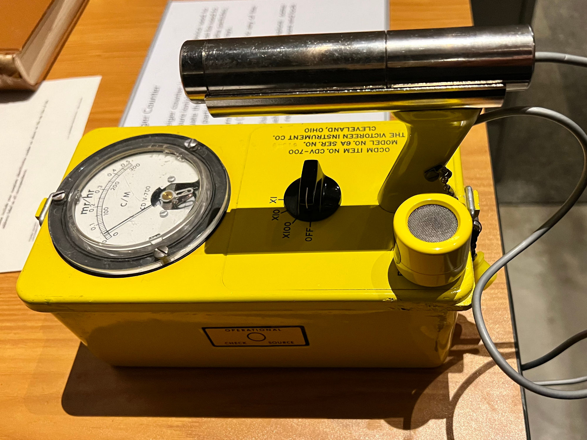 Victorian Instrument Geiger Counter