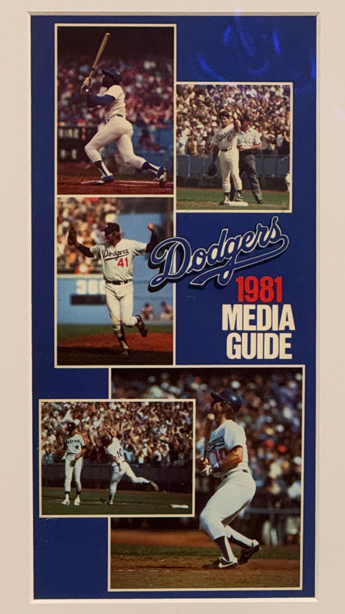 1981 Dodgers Media Guide Cover 1981 Dodgers Media Guide Cover