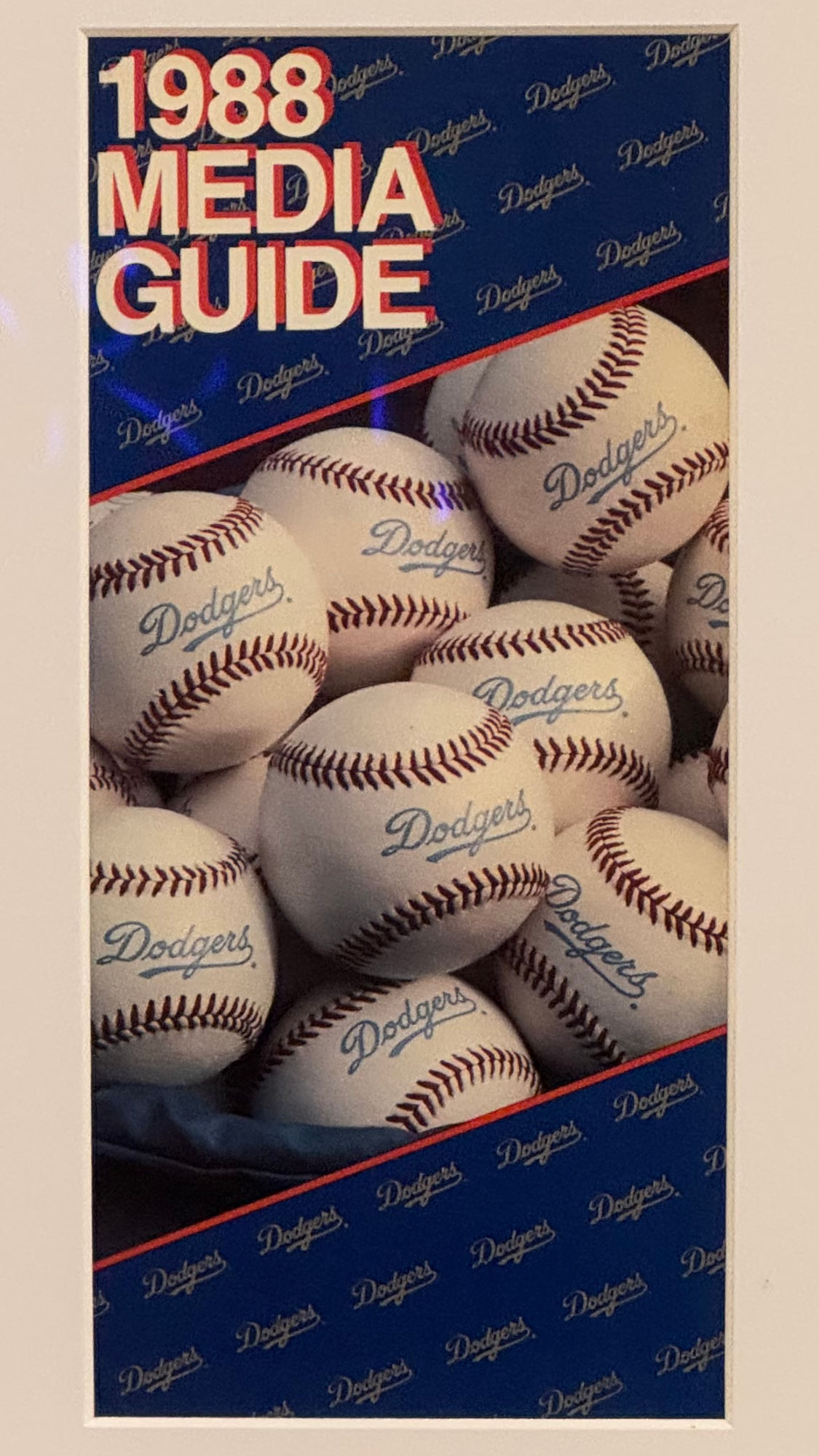 1988 Media Guide Cover 1988 Media Guide Cover