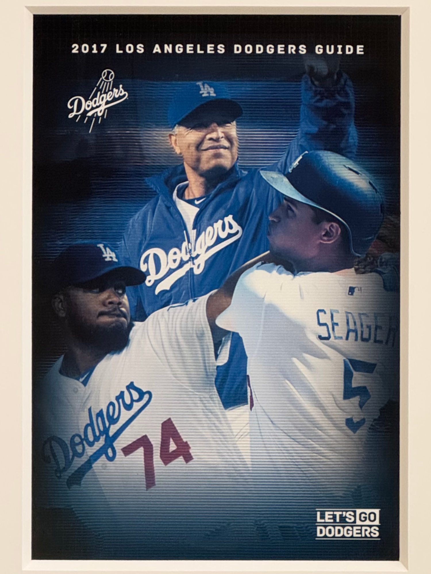 2017 Los Angeles Dodgers Guide Cover 2017 Los Angeles Dodgers Guide Cover