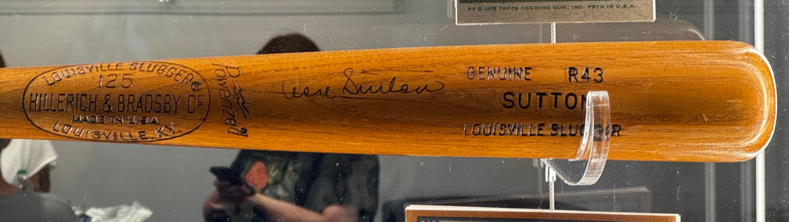 Don Sutton's Baseball Bat