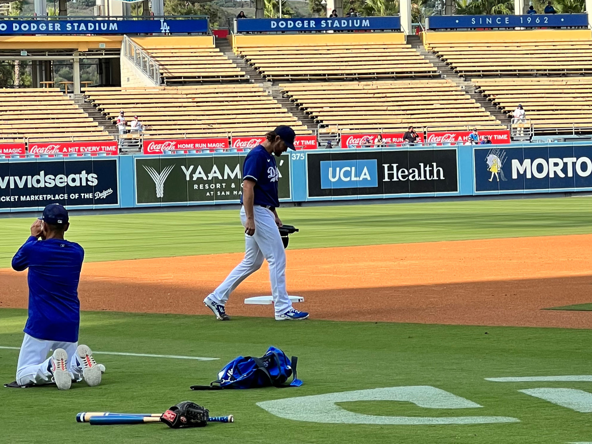 Clayton Kershaw Batting Practice