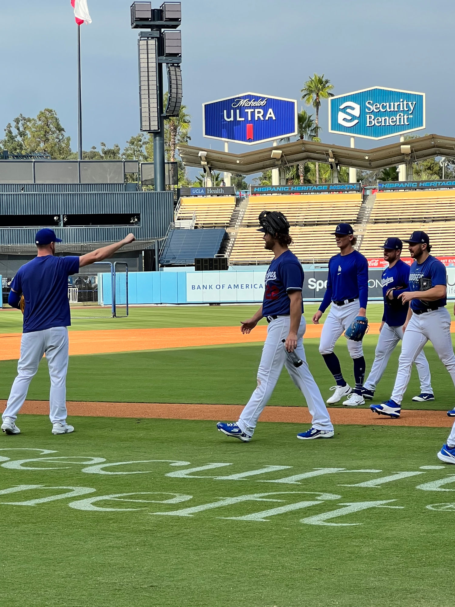 Clayton Kershaw Goofing Around