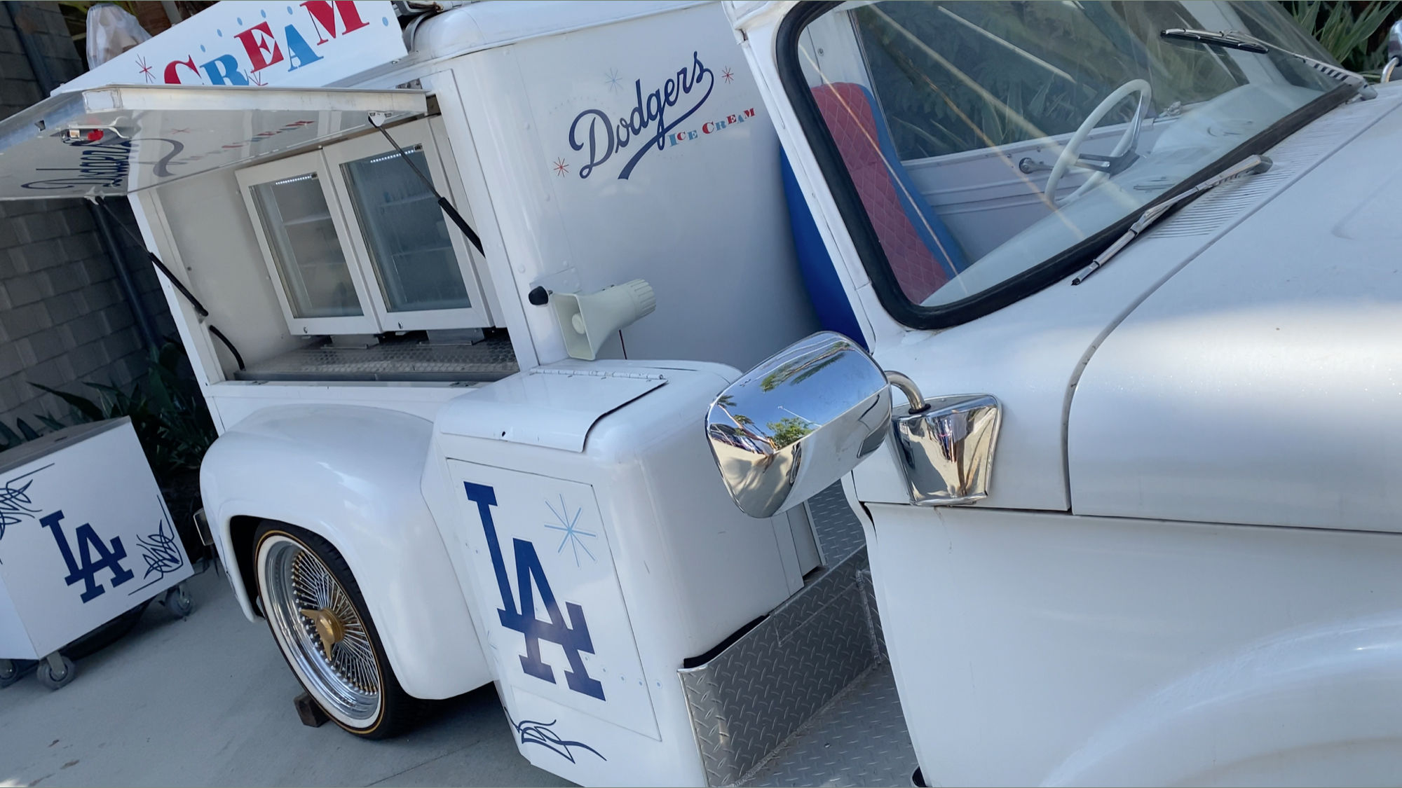 Dodger Stadium Ice Cream Truck Refridgerator