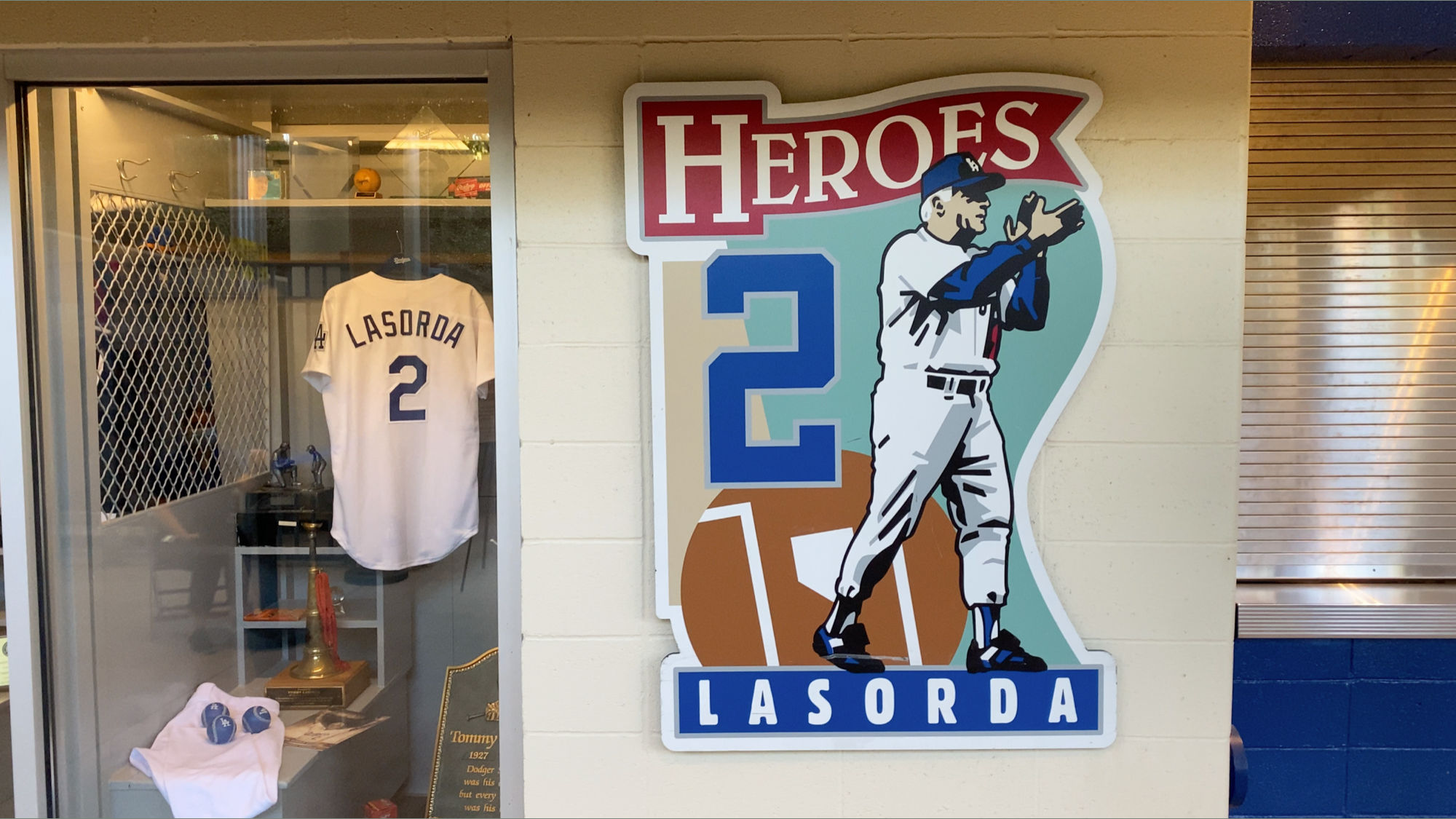 Dodger Locker Tommy Lasorda