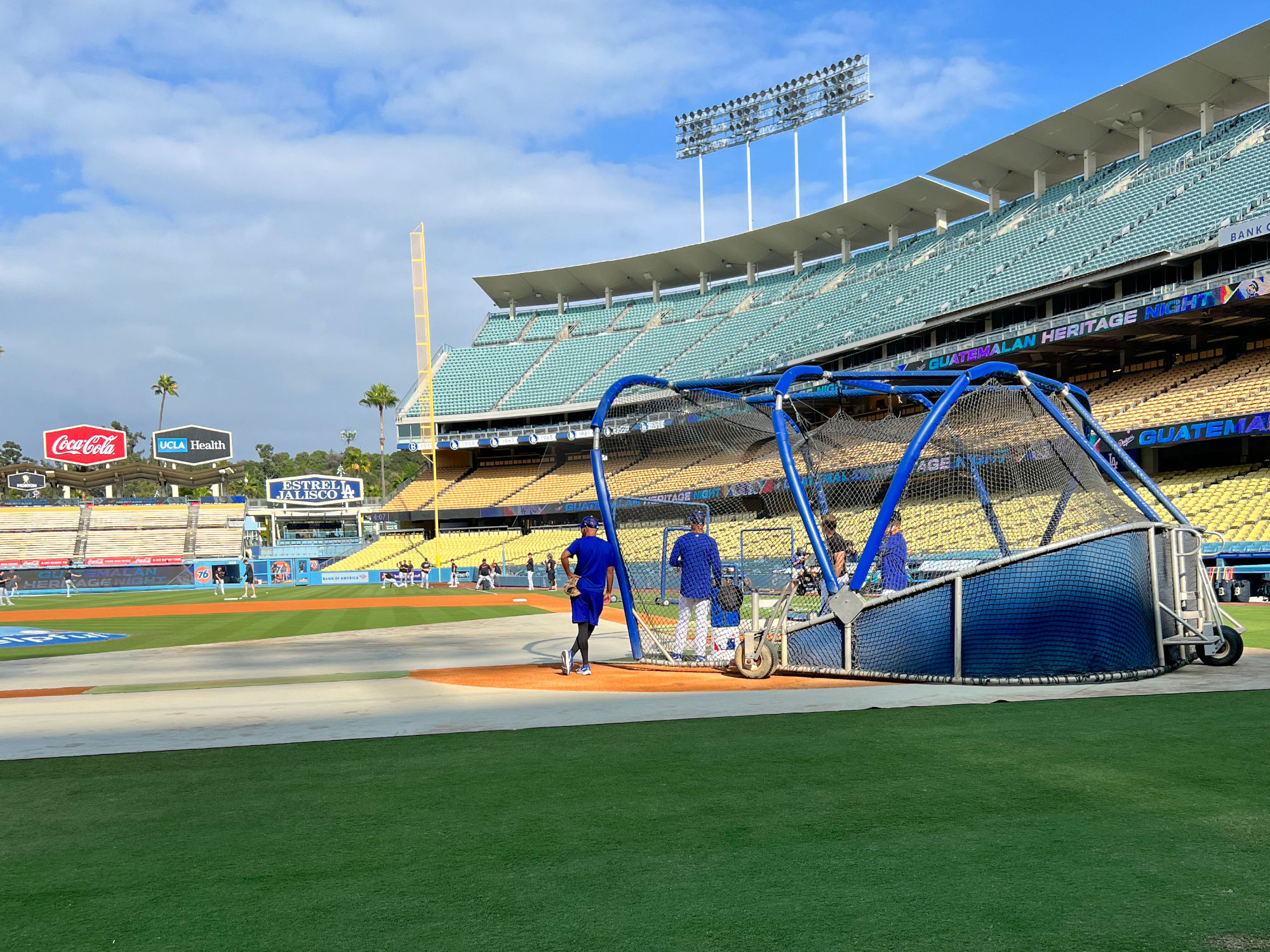 Dodger Stadium Batting Practice